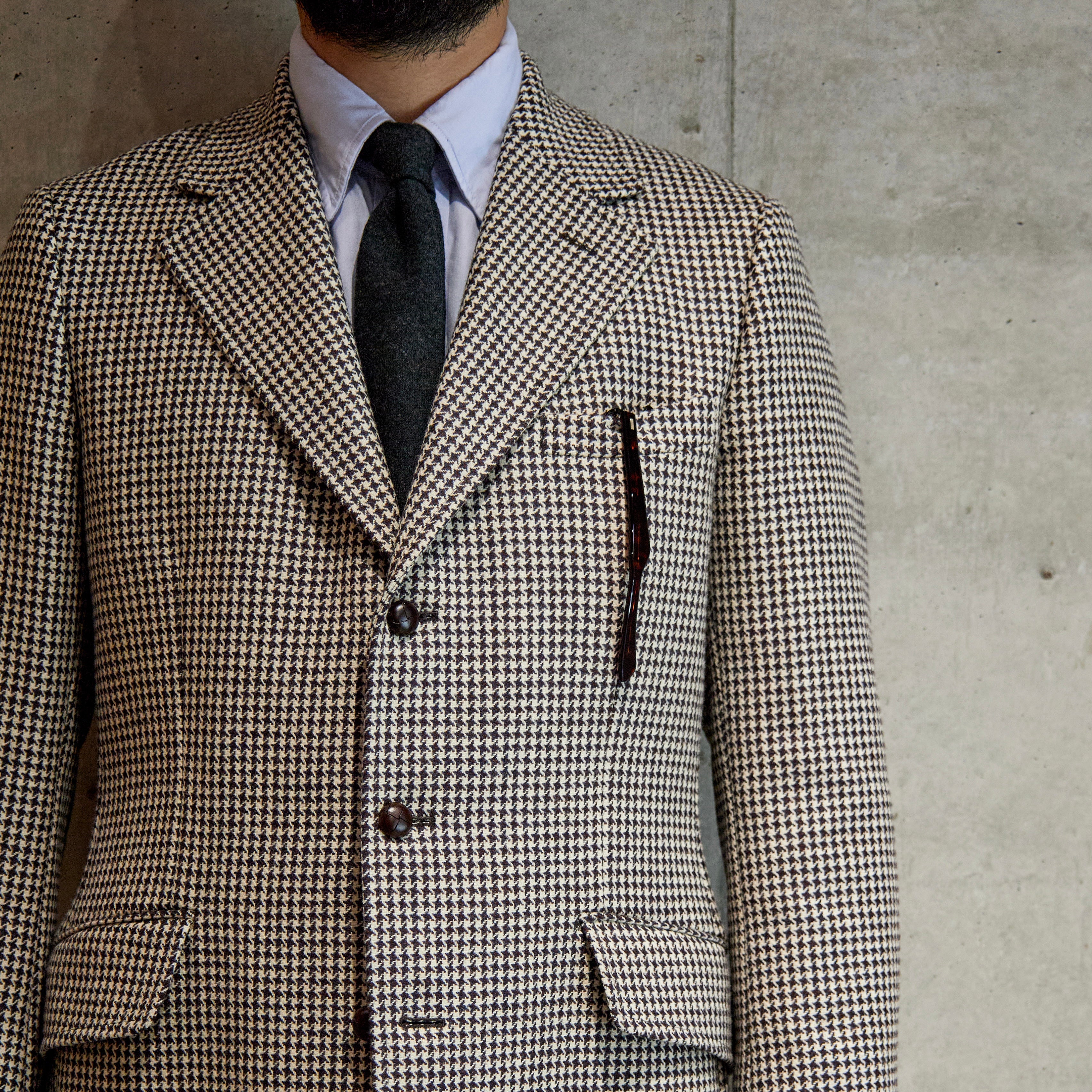 DUNN JACKET HOUNDS' TOOTH – ANATOMICA NAGOYA