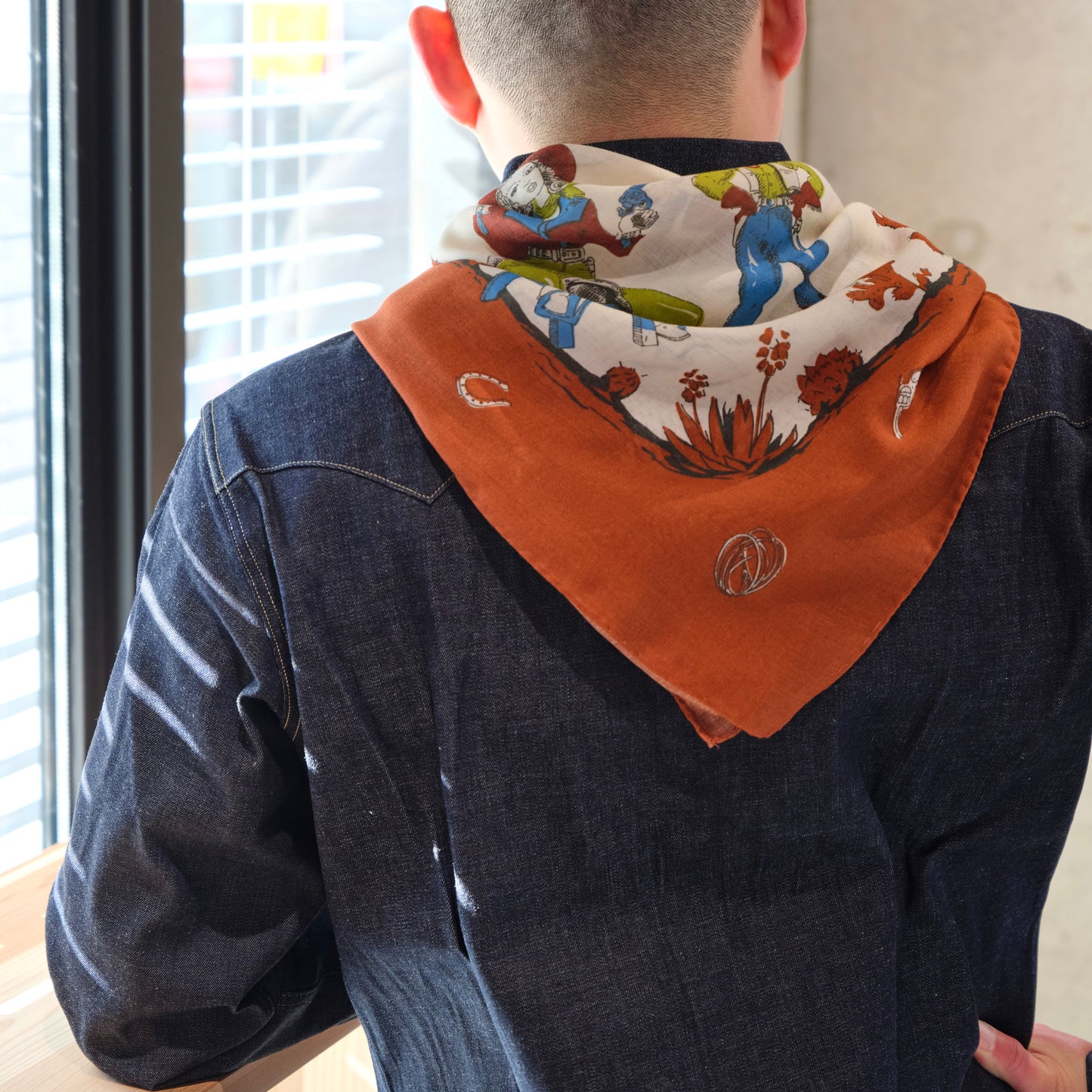 SQUARE SCARF WESTERN