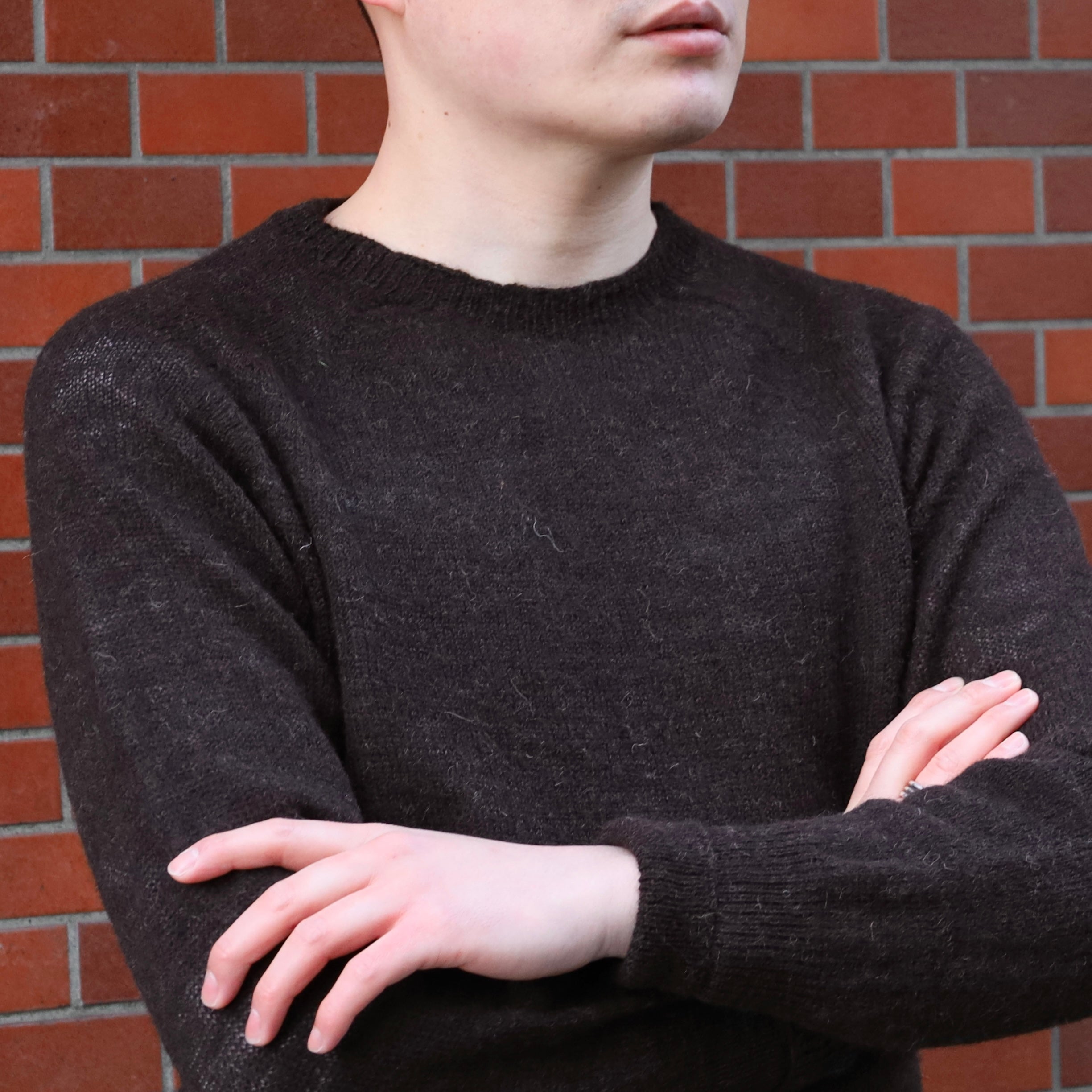 1Ply Shetland Sweater Crew – ANATOMICA NAGOYA