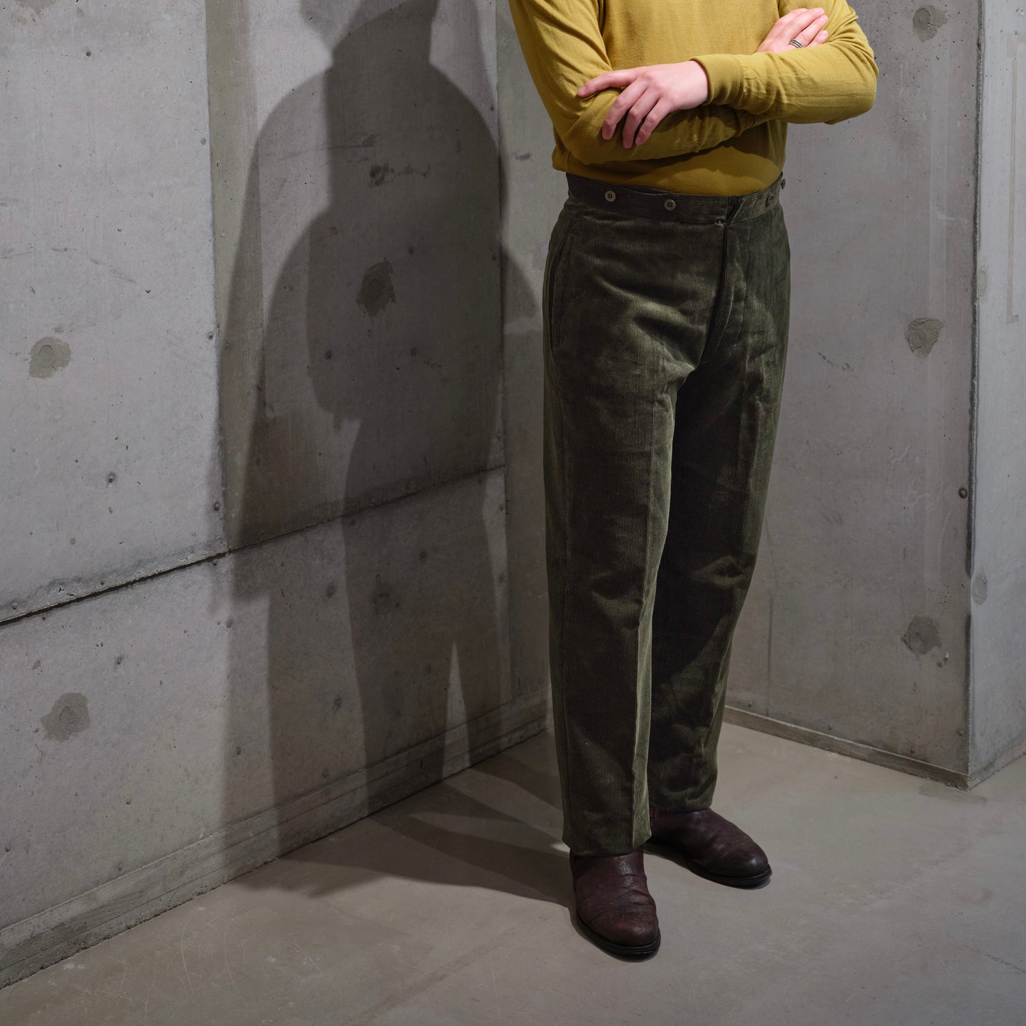 TENNIS BABY CORDUROY OLIVE