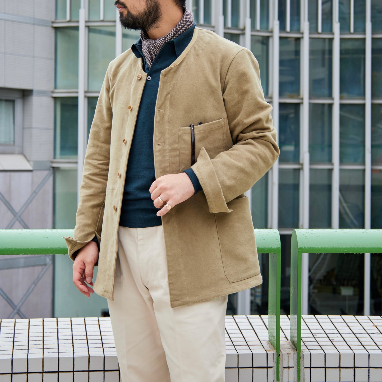 SAVOYARDE ENGLISH MOLESKIN LOVAT