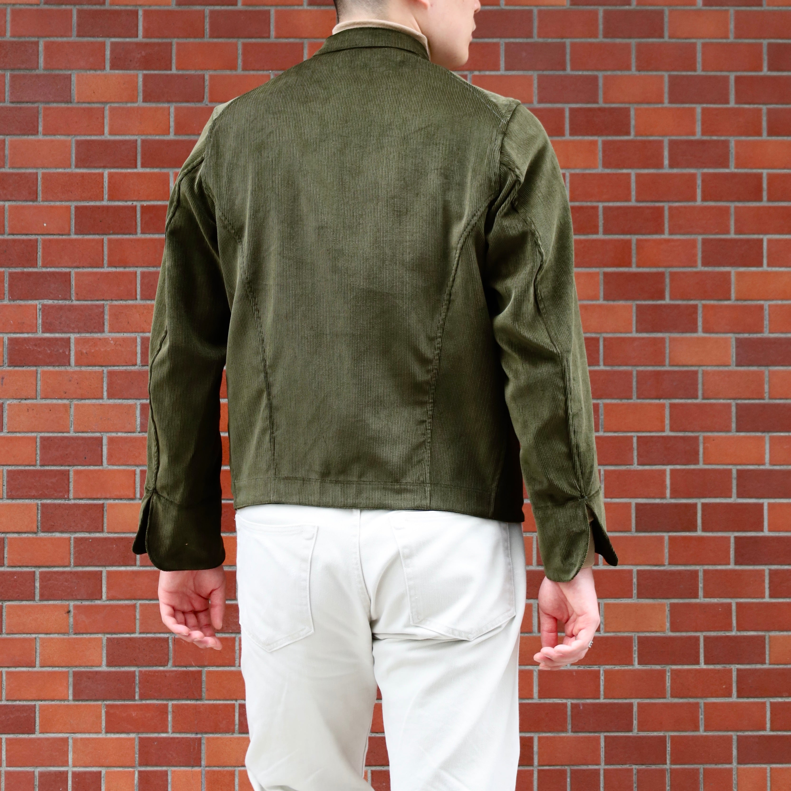 DOLMAN BABY CORDUROY OLIVE – ANATOMICA NAGOYA
