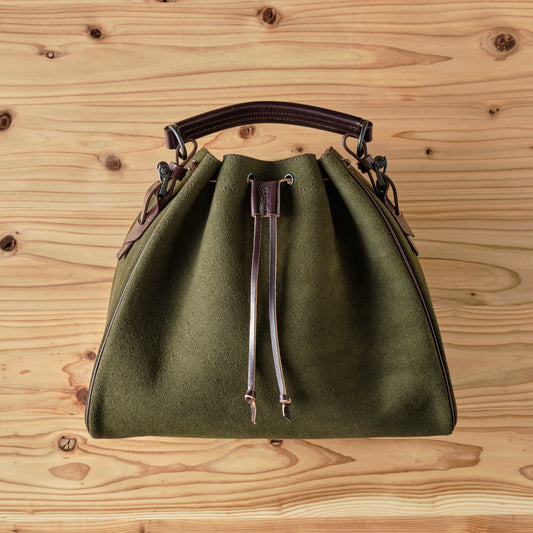 ANDALUSIA BOLSO CARTUCHO BAG SUEDE