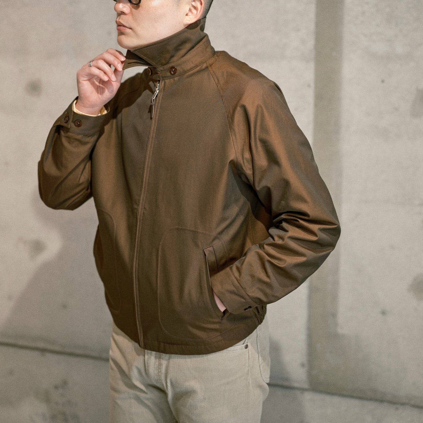ANATOMICA by BRAGGIN' DRAGON VAN NUYS JACKET BROWN