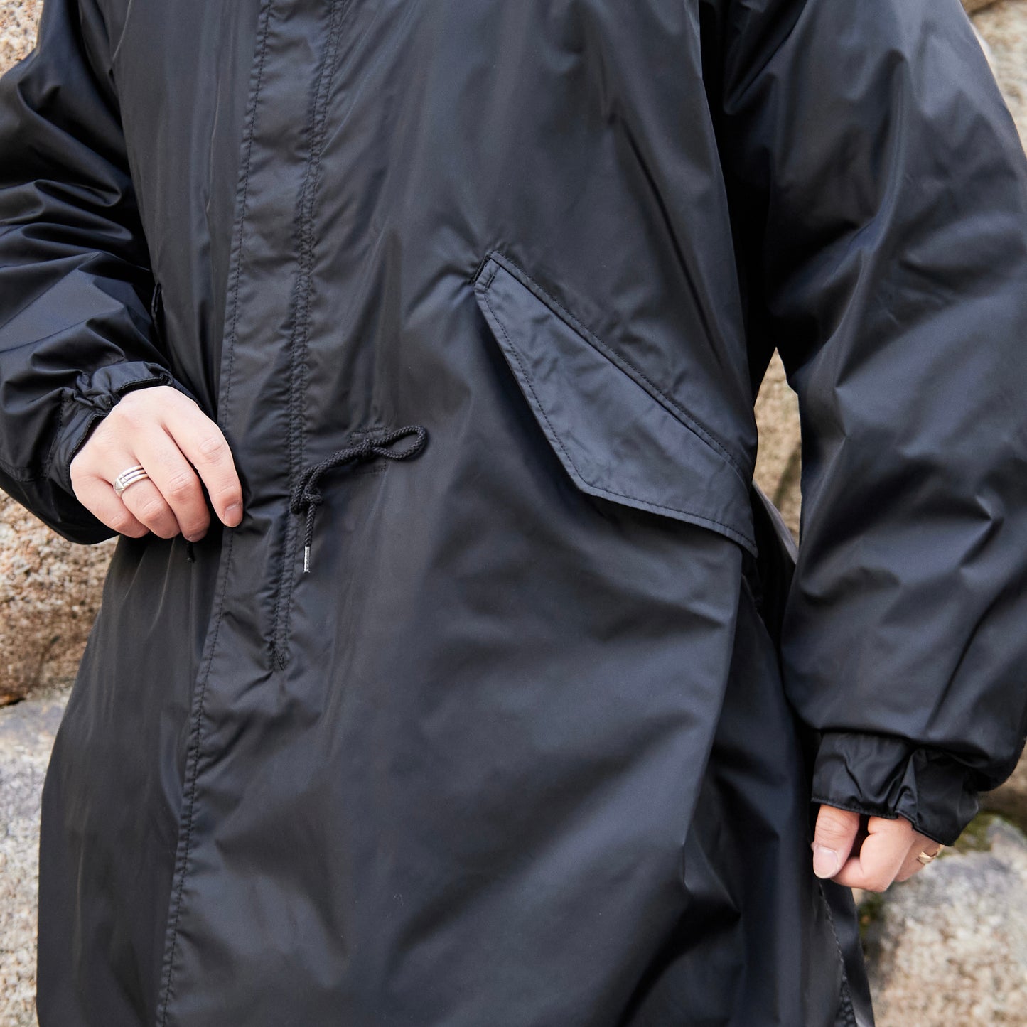 RMFC M51 FISHTAIL PARKA NYLON TAFFETA with DOWN LINER BLACK