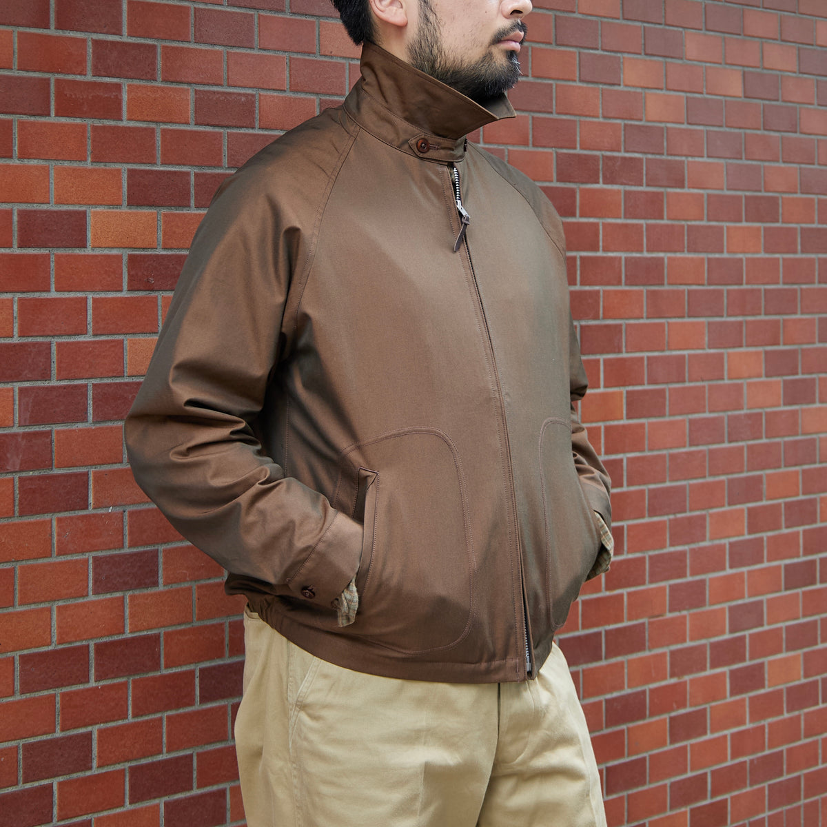 ANATOMICA by BRAGGIN' DRAGON VAN NUYS JACKET BROWN