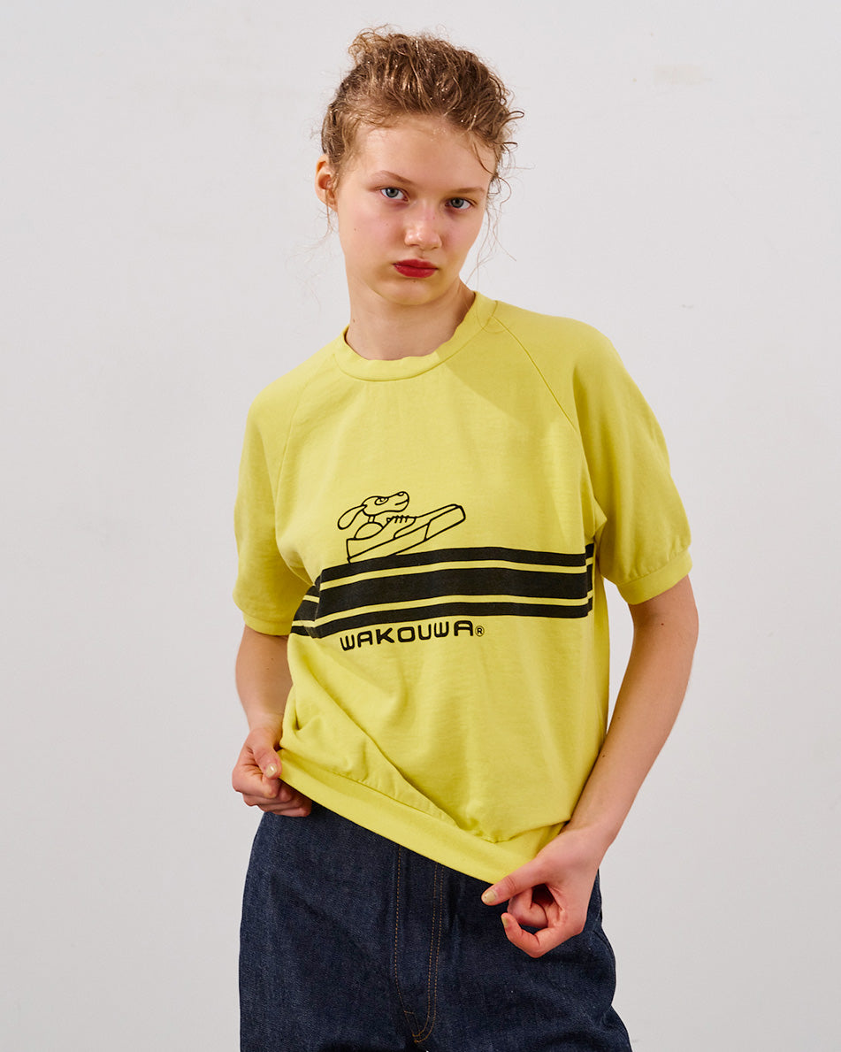 WAKOUWA GYM TEE DOLL & BORDER