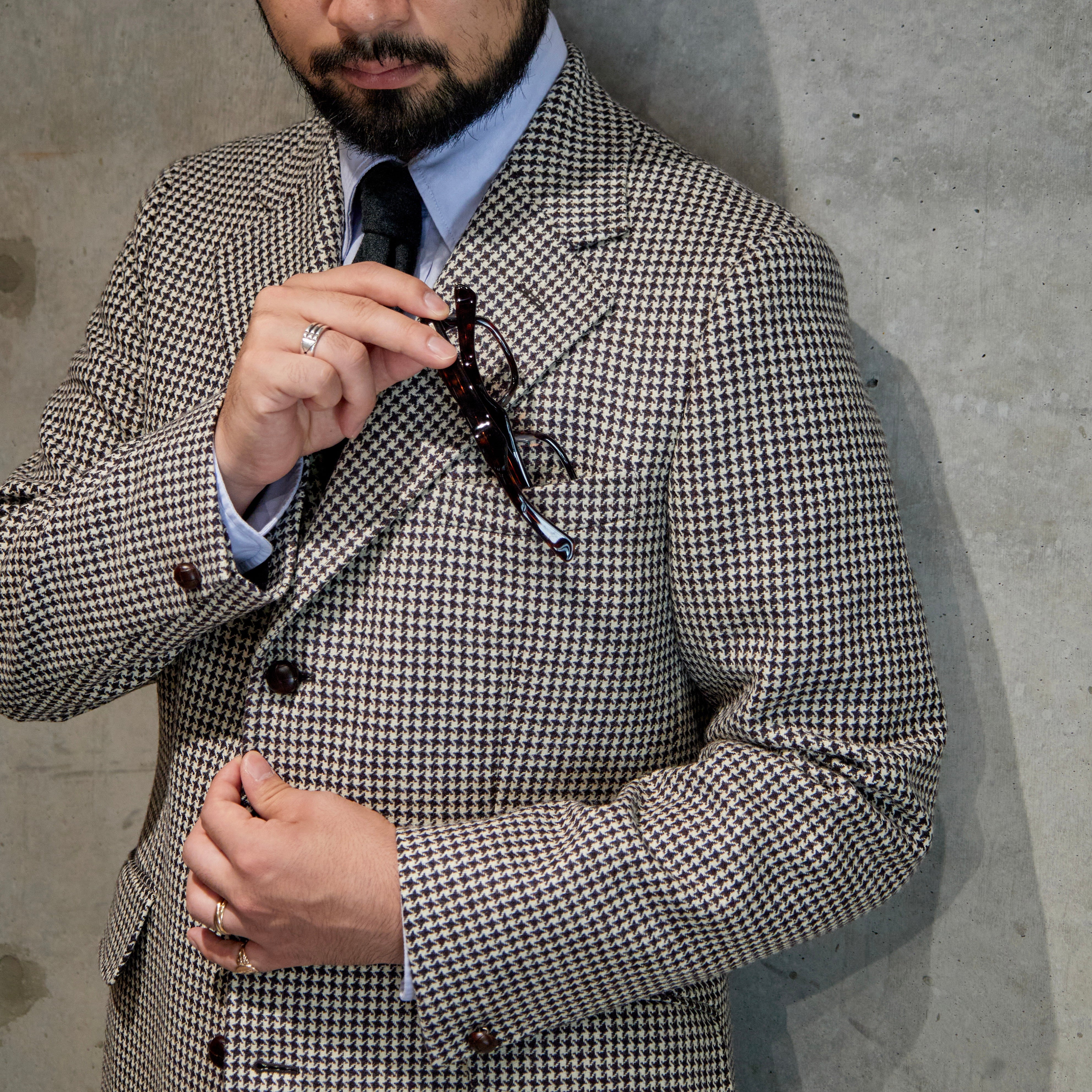 DUNN JACKET HOUNDS' TOOTH – ANATOMICA NAGOYA