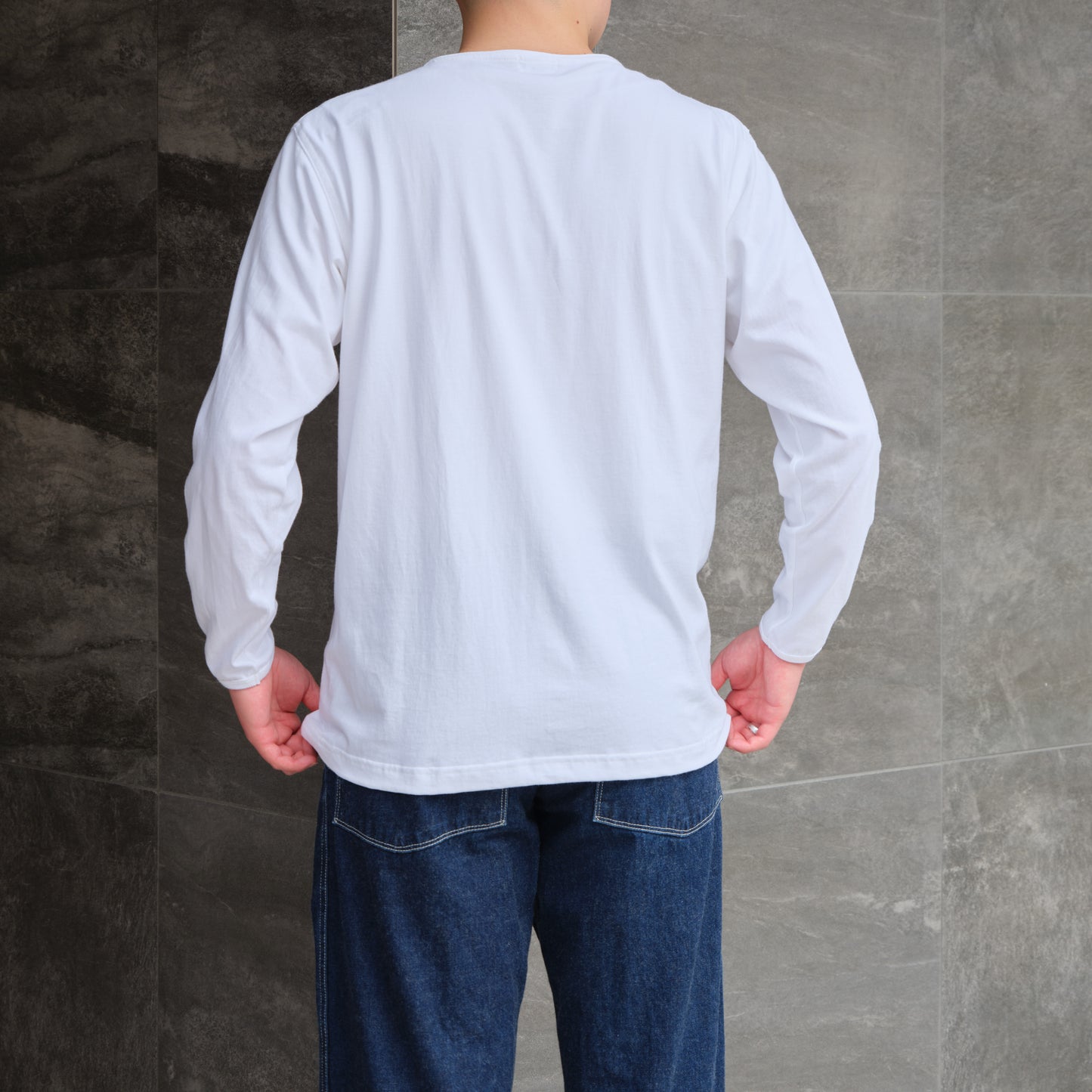 BIG YANK HENLEY NECK TEE L/S