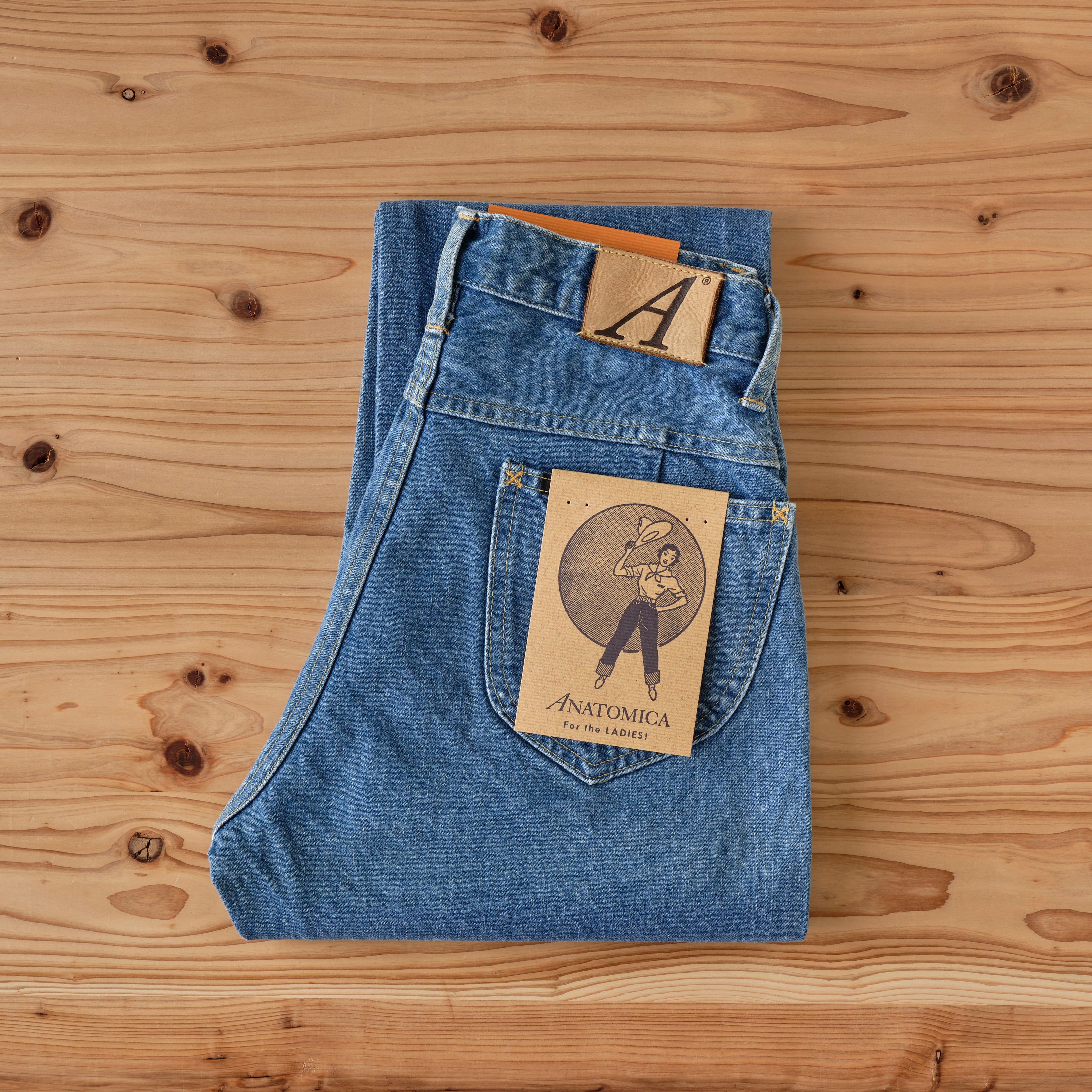 618 MARILYN Ⅱ DENIM USED WASH – ANATOMICA NAGOYA
