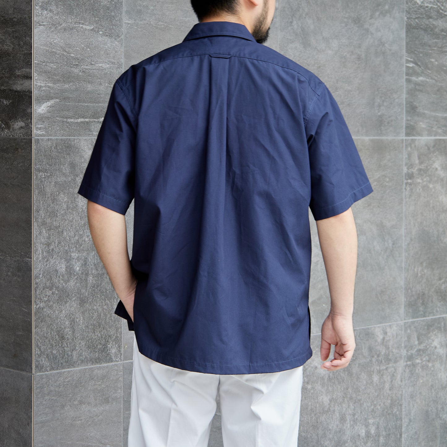 BIG YANK DICKIE SHIRTS POPLIN NAVY