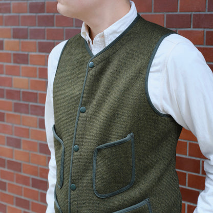 BEACH CLOTH VEST OLIVE