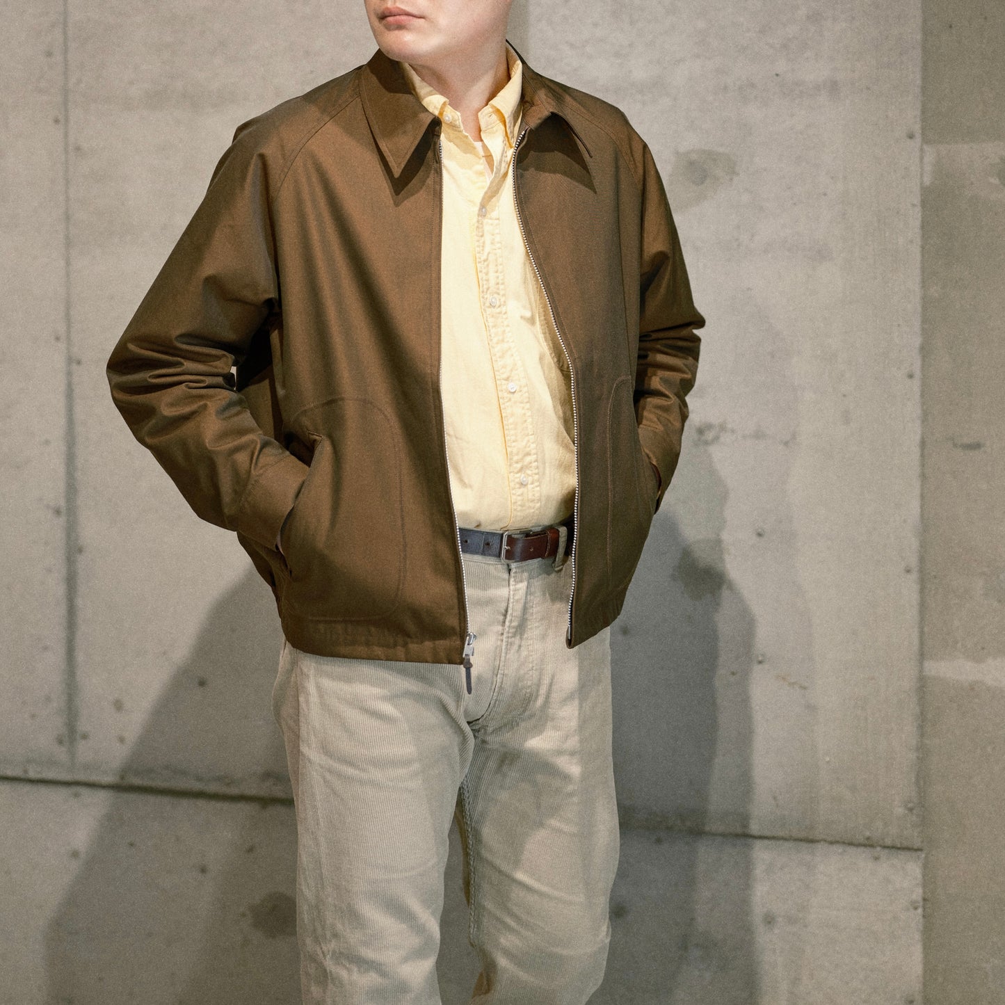 ANATOMICA by BRAGGIN' DRAGON VAN NUYS JACKET BROWN