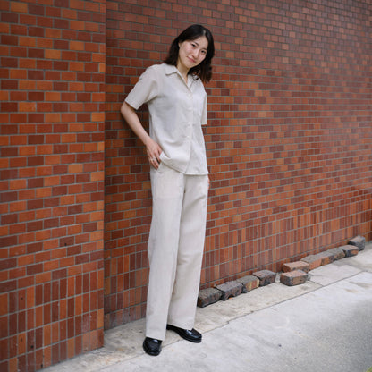 W.A.V.E.S PANTS WOOL LINEN CLOTH