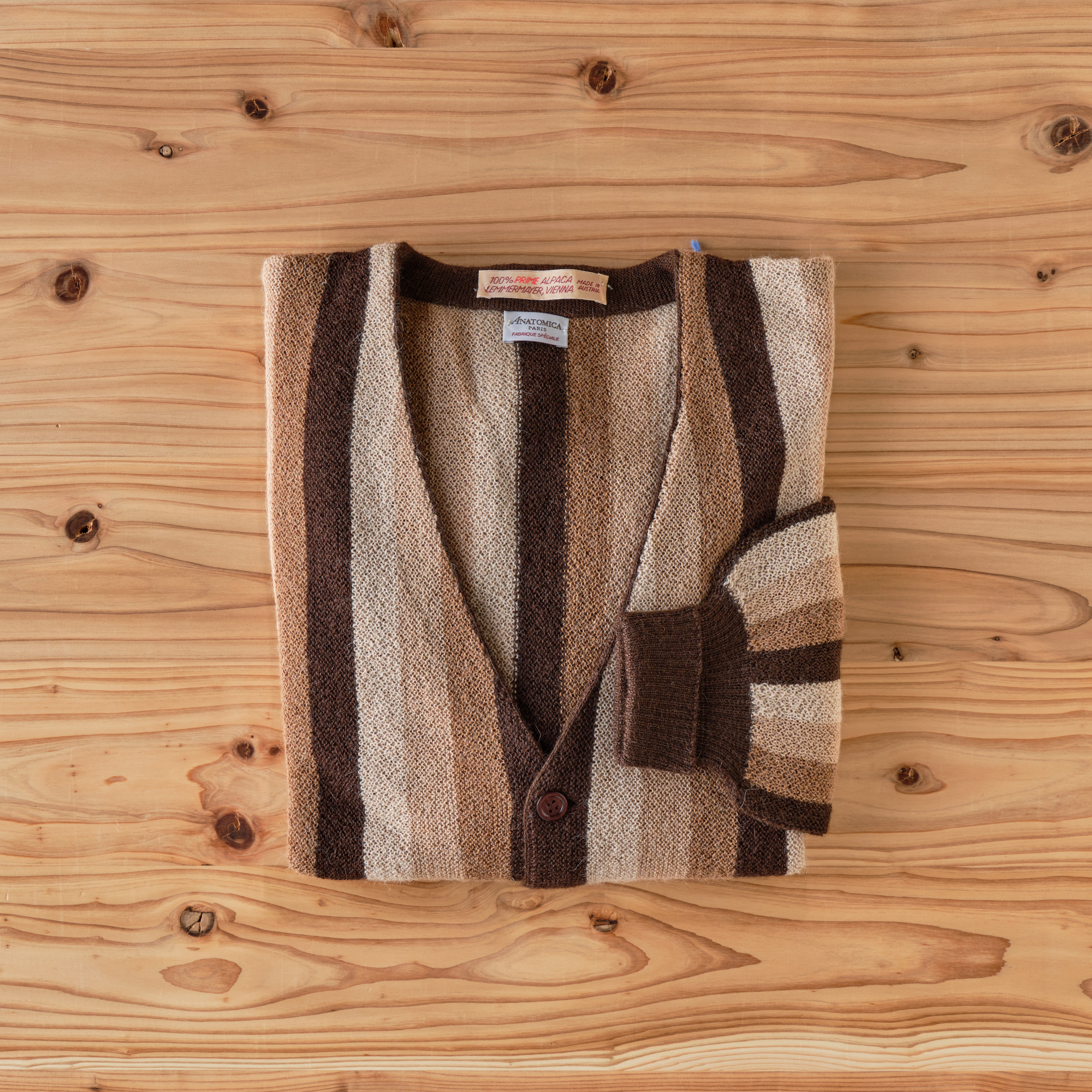 専用◎ANATOMICA/FANNI LEMMERMAYER / 2PLY NAGOYA LIMITED ITEM】 FANNI LEMMERMAYER 2PLY CARDIGAN 4TONE
