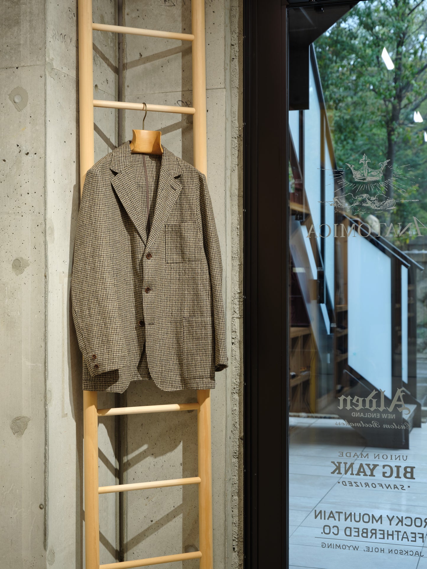 【NAGOYA LIMITED】DIOGENE LINEN STAR HOUND'S TOOTH