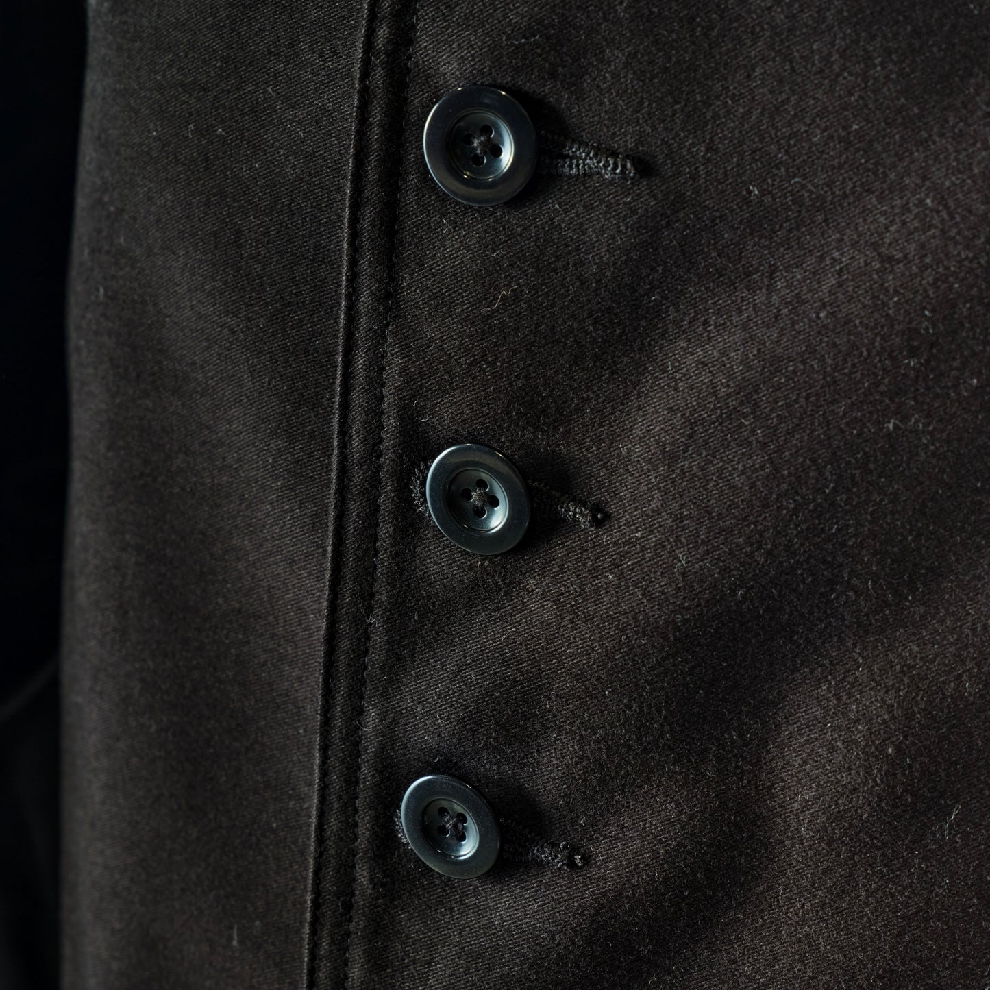 LADIES DOLMAN MOLESKIN BLACK