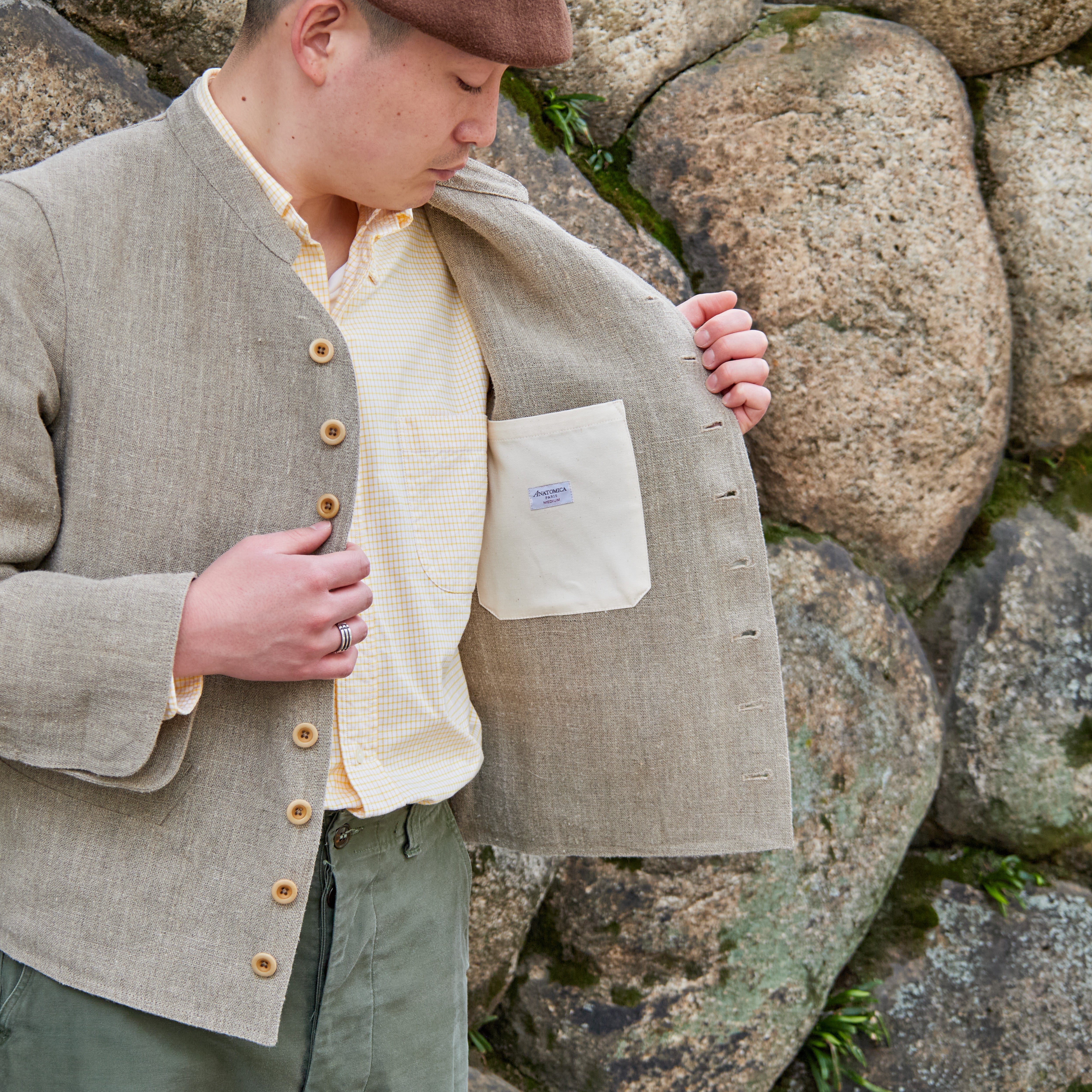 DOLMAN CHAMBRE LINEN NATURAL – ANATOMICA NAGOYA