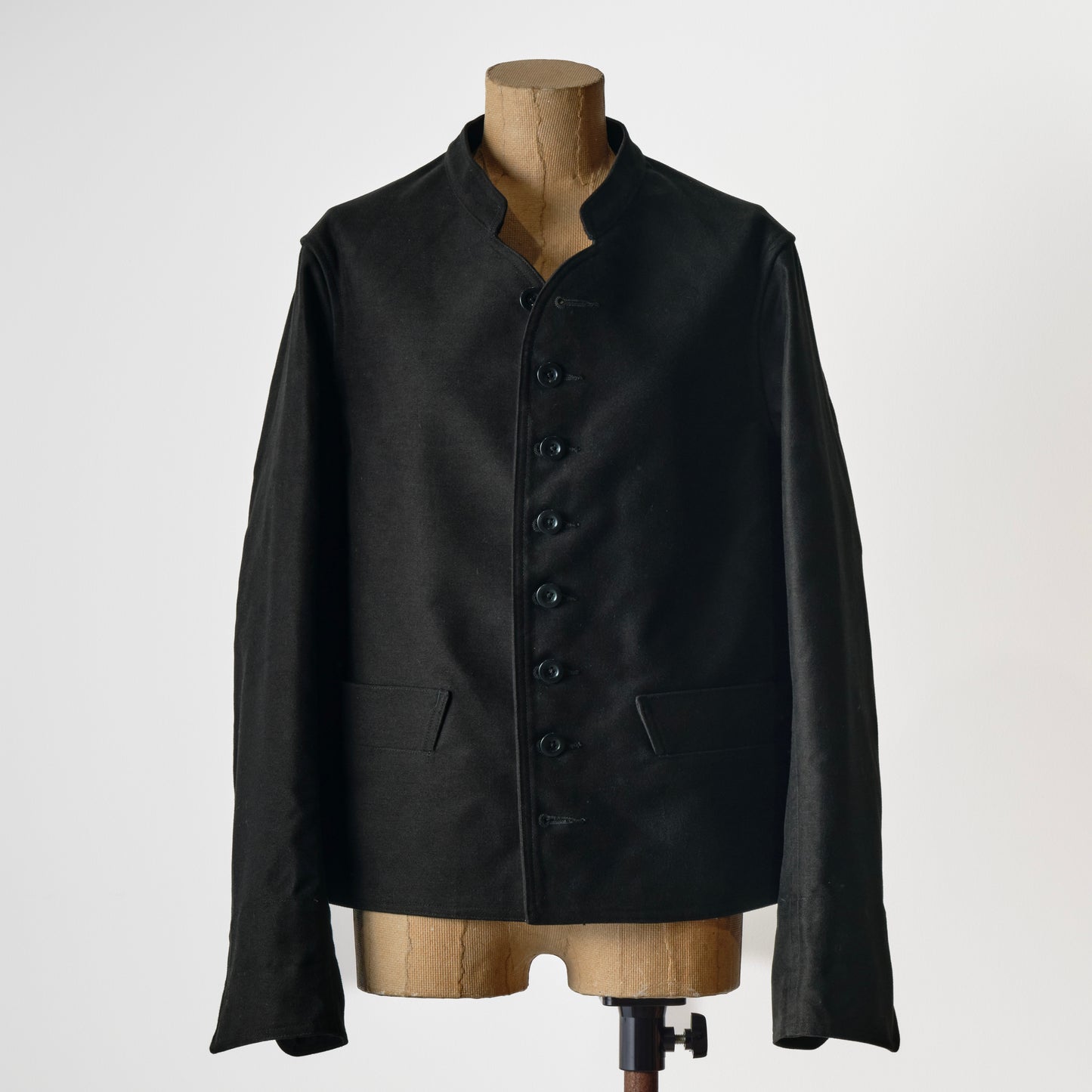 LADIES DOLMAN MOLESKIN BLACK