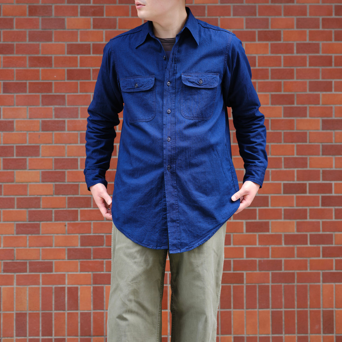 PETER CHAMBRAY DK.INDIGO