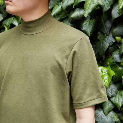 MOCK NECK TEE S/S 25SS SEASONAL COLOR
