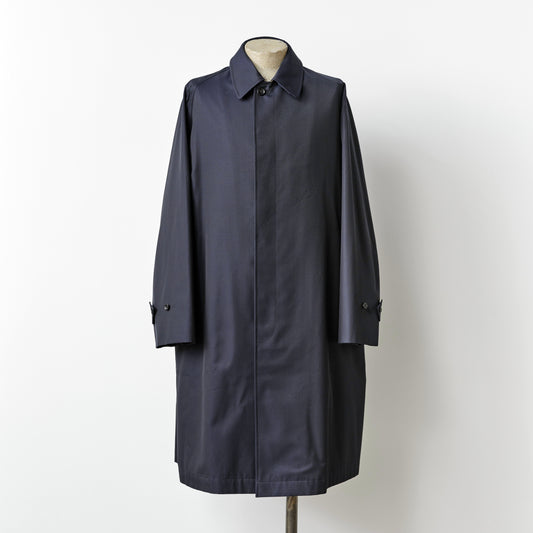 SINGLE RAGLAN COAT GABARDINE NAVY