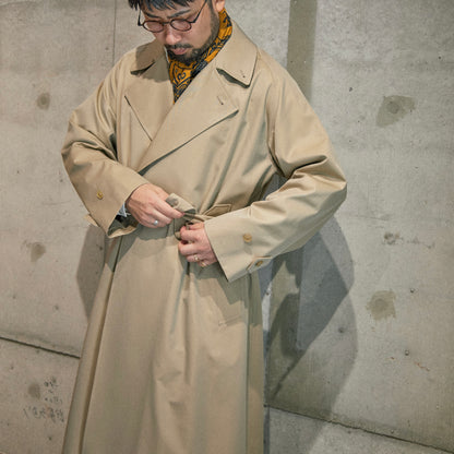 SINGLE RAGLAN COAT Ⅹ GABARDINE BEIGE