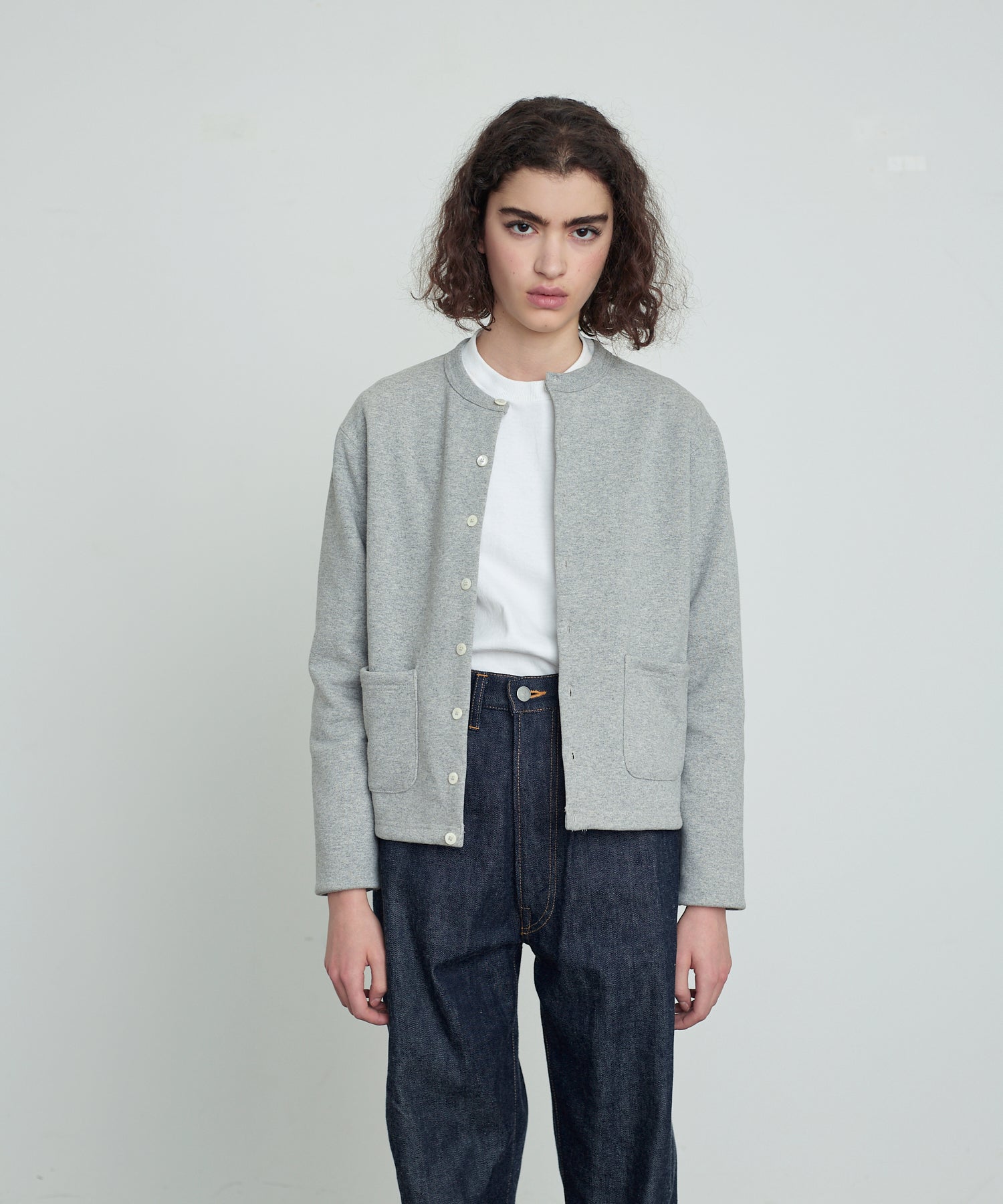 アナトミカ スウェット カーディガン S グレー anatomica 日本製 SWEAT CARDIGAN CREW NECK GRAY – ANATOMICA NAGOYA