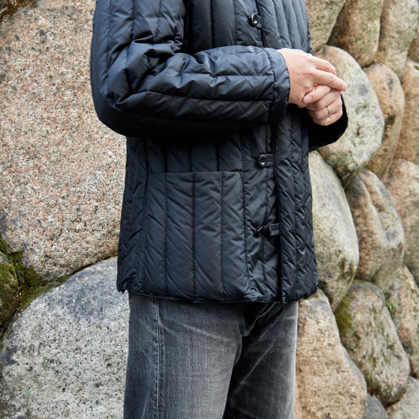 RMFC for ANATOMICA ALEXANDER DOWN JACKET BLACK