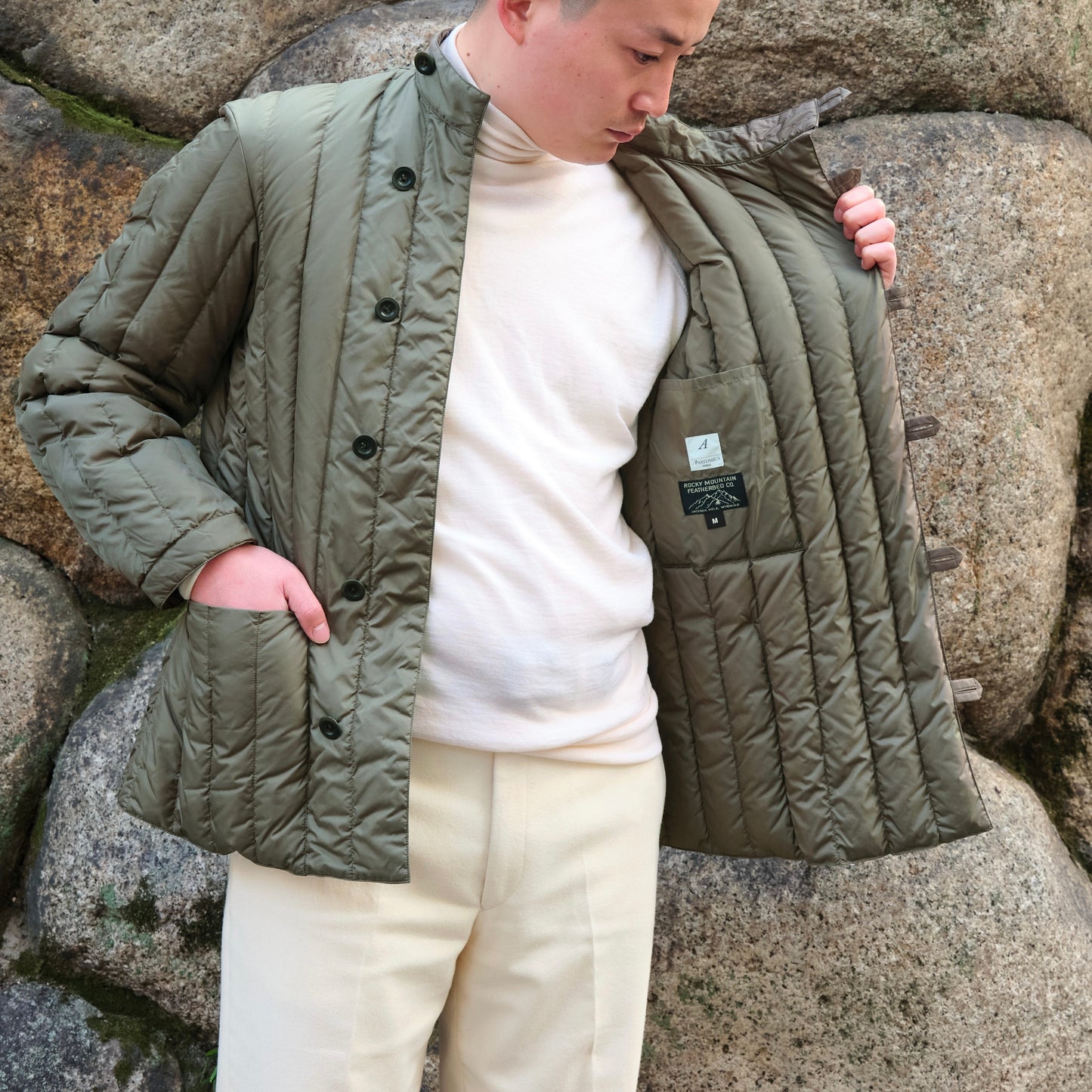 RMFC for ANATOMICA ALEXANDER DOWN JACKET OLIVE