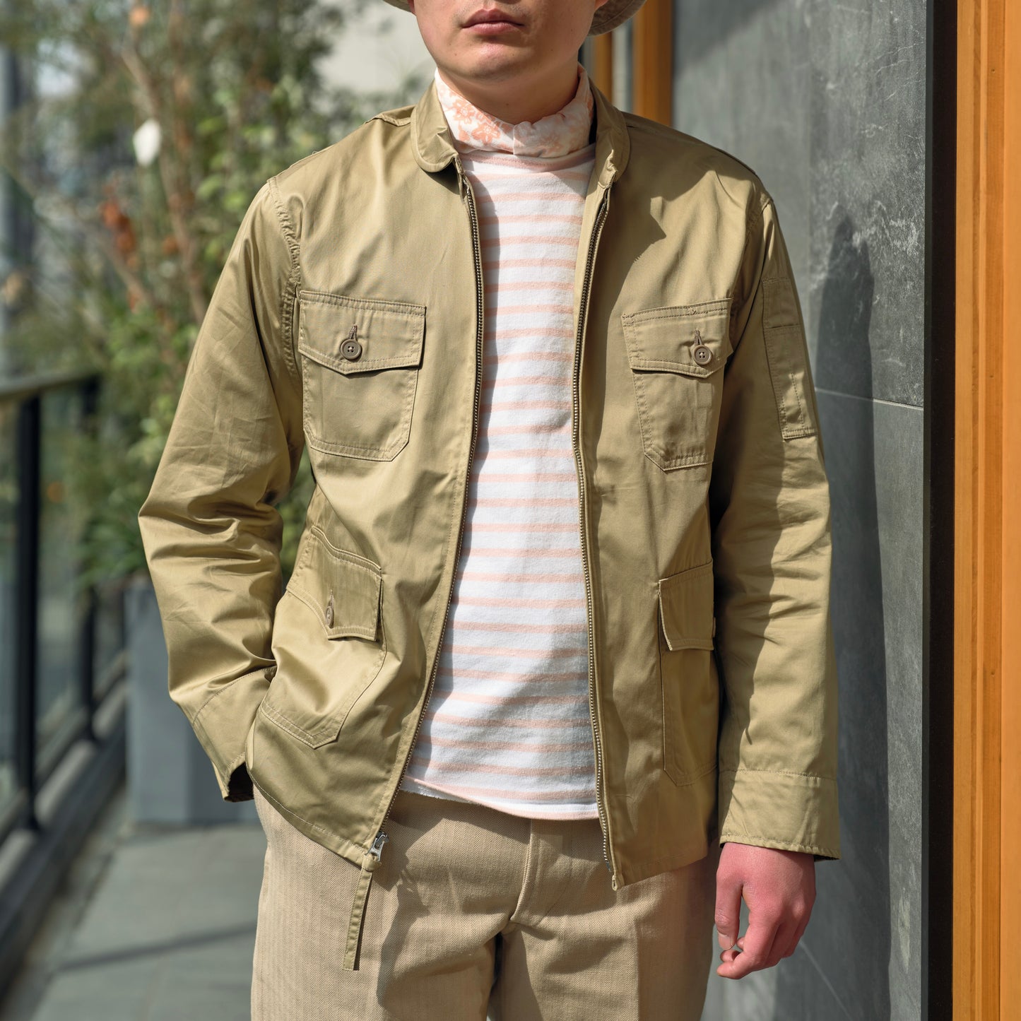 U.S. NAVY FLIGHT JACKET KHAKI