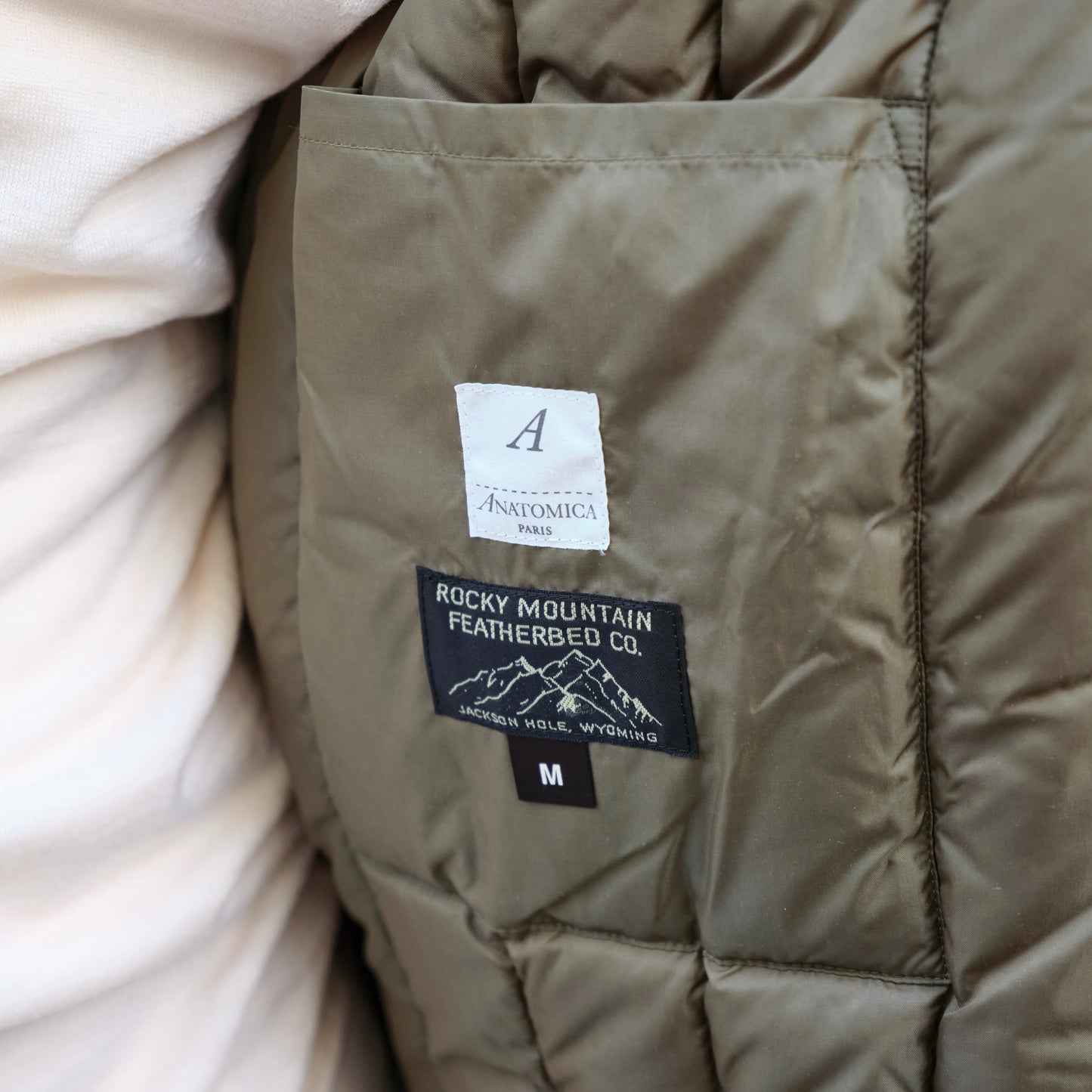 RMFC for ANATOMICA ALEXANDER DOWN JACKET OLIVE