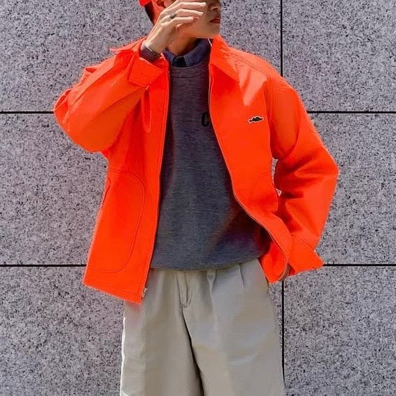Braggin' Dragon GOLF JACKET NEON COLOR ORANGE – ANATOMICA NAGOYA