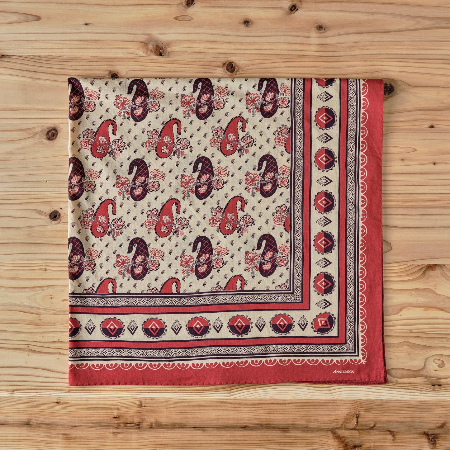 SQUARE SCARF PAISLEY