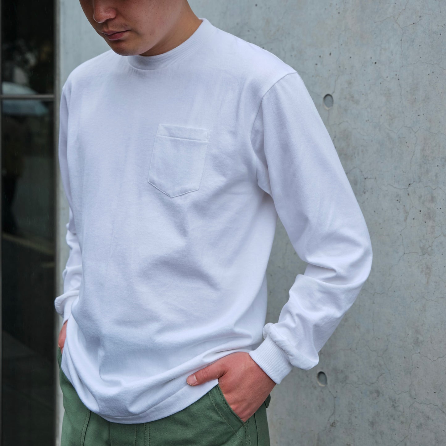 POCKET TEE L/S