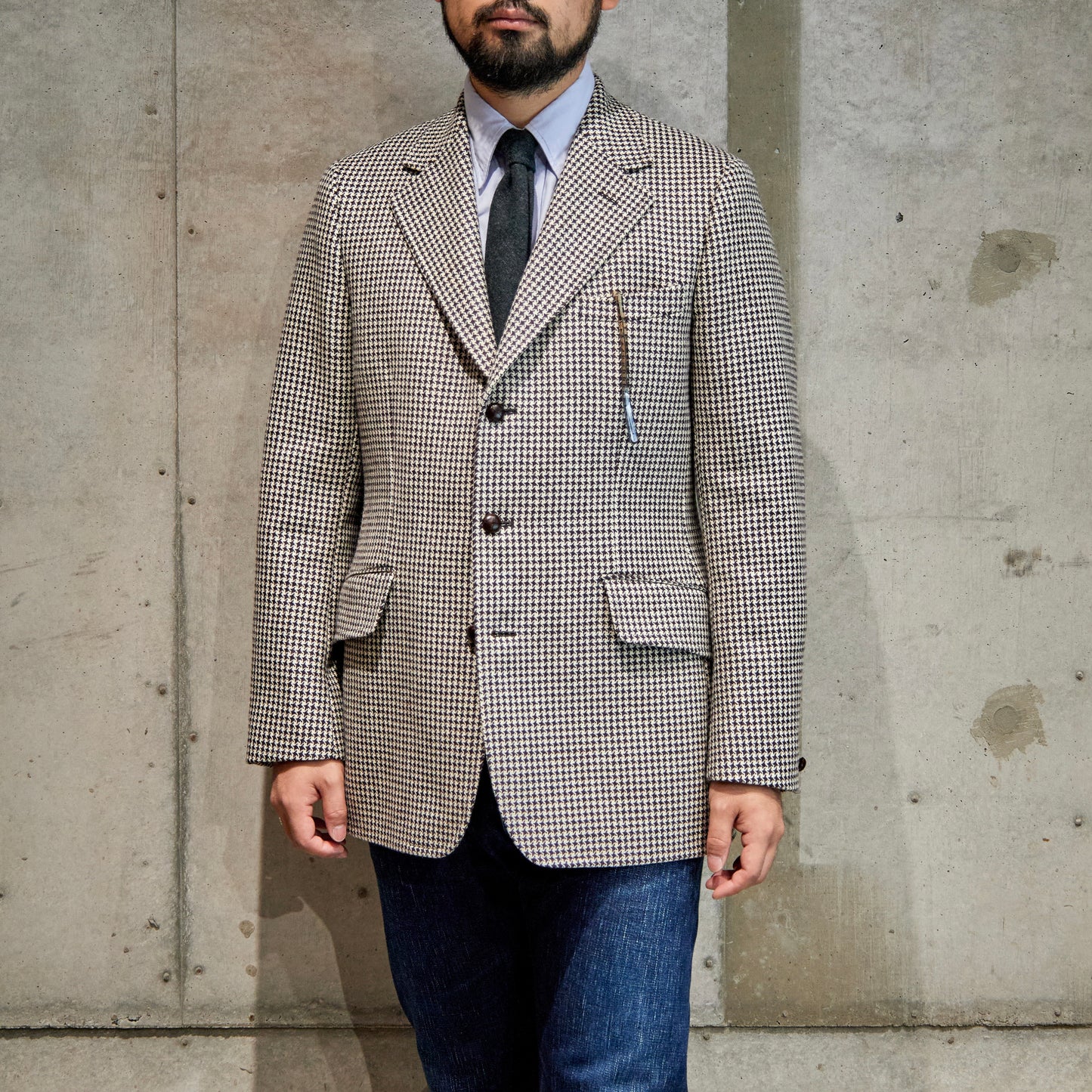 DUNN JACKET HOUNDS' TOOTH