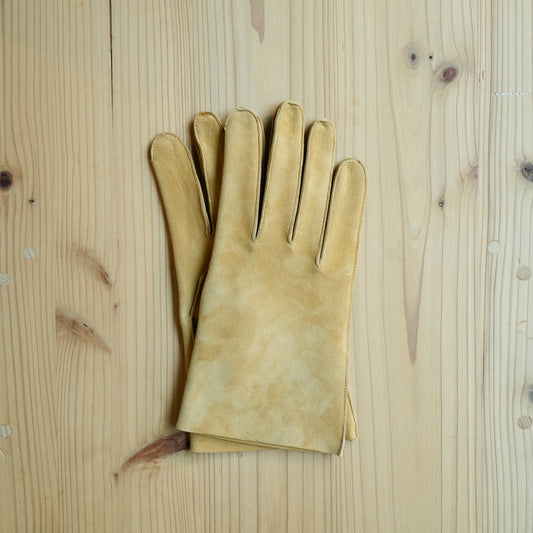 AGNELLE SAUMUR GLOVES LAMBSKIN NUBUCK UNLINED