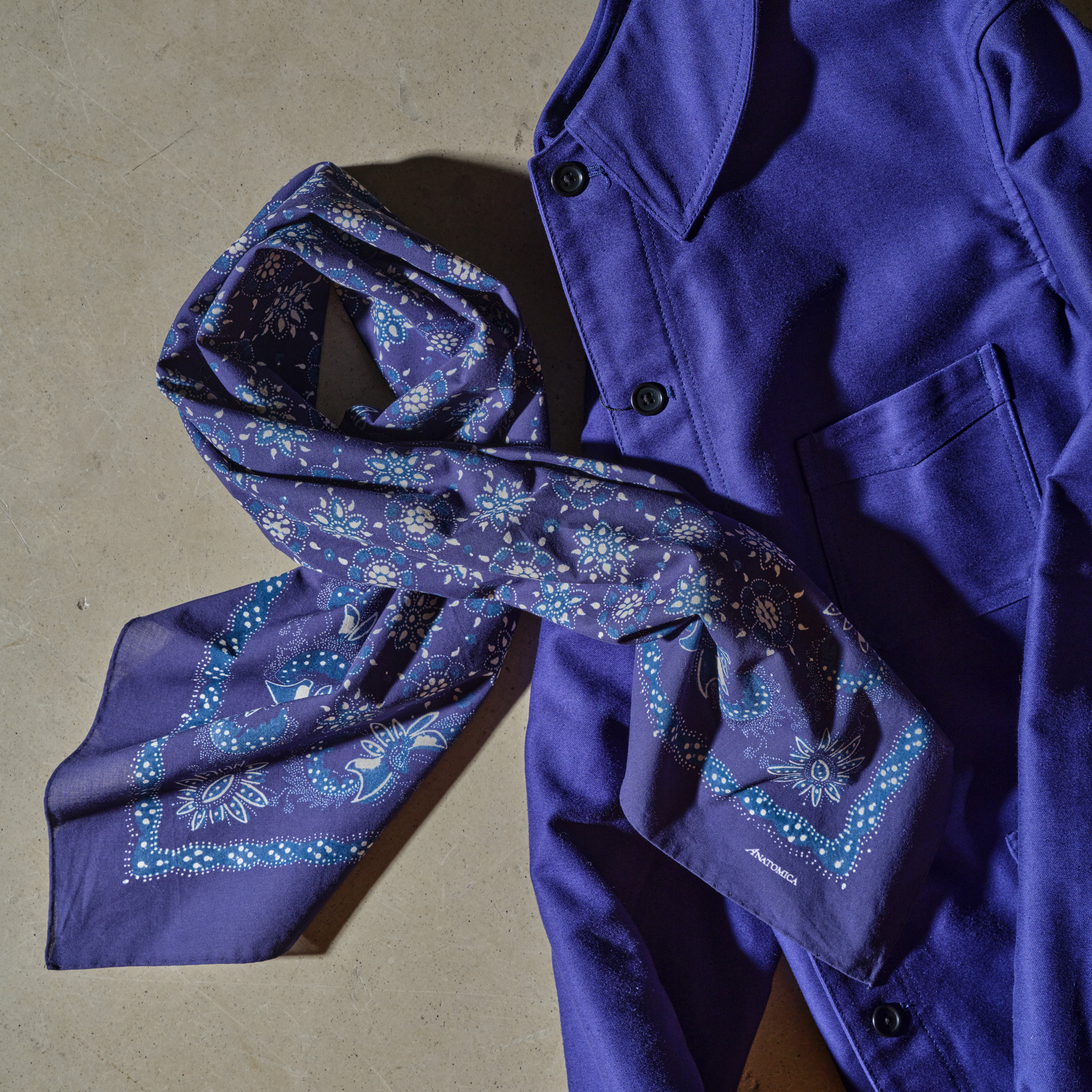 SQUARE SCARF NANTUA – ANATOMICA NAGOYA