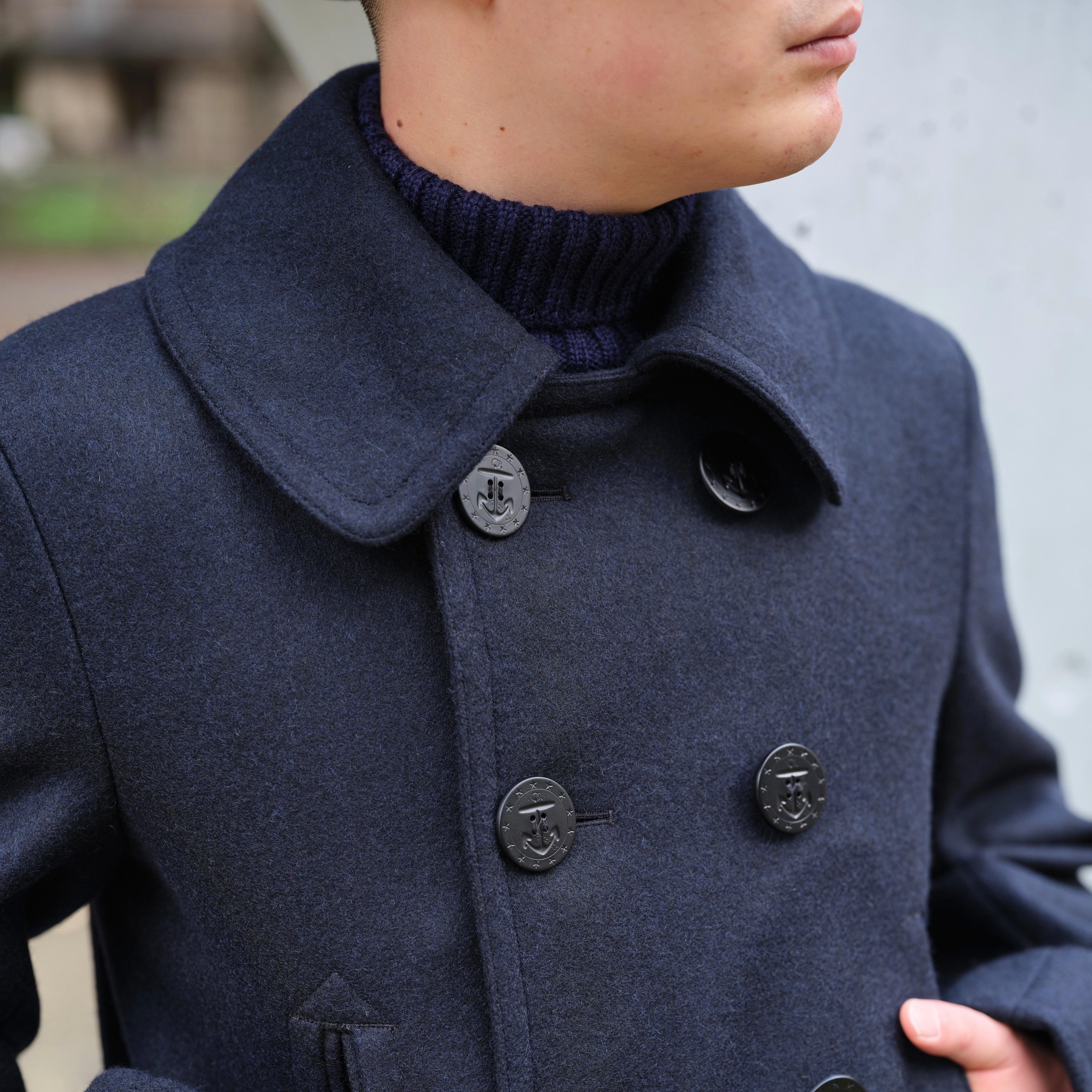 PEA COAT UNLINED MADE IN FRANCE – ANATOMICA NAGOYA