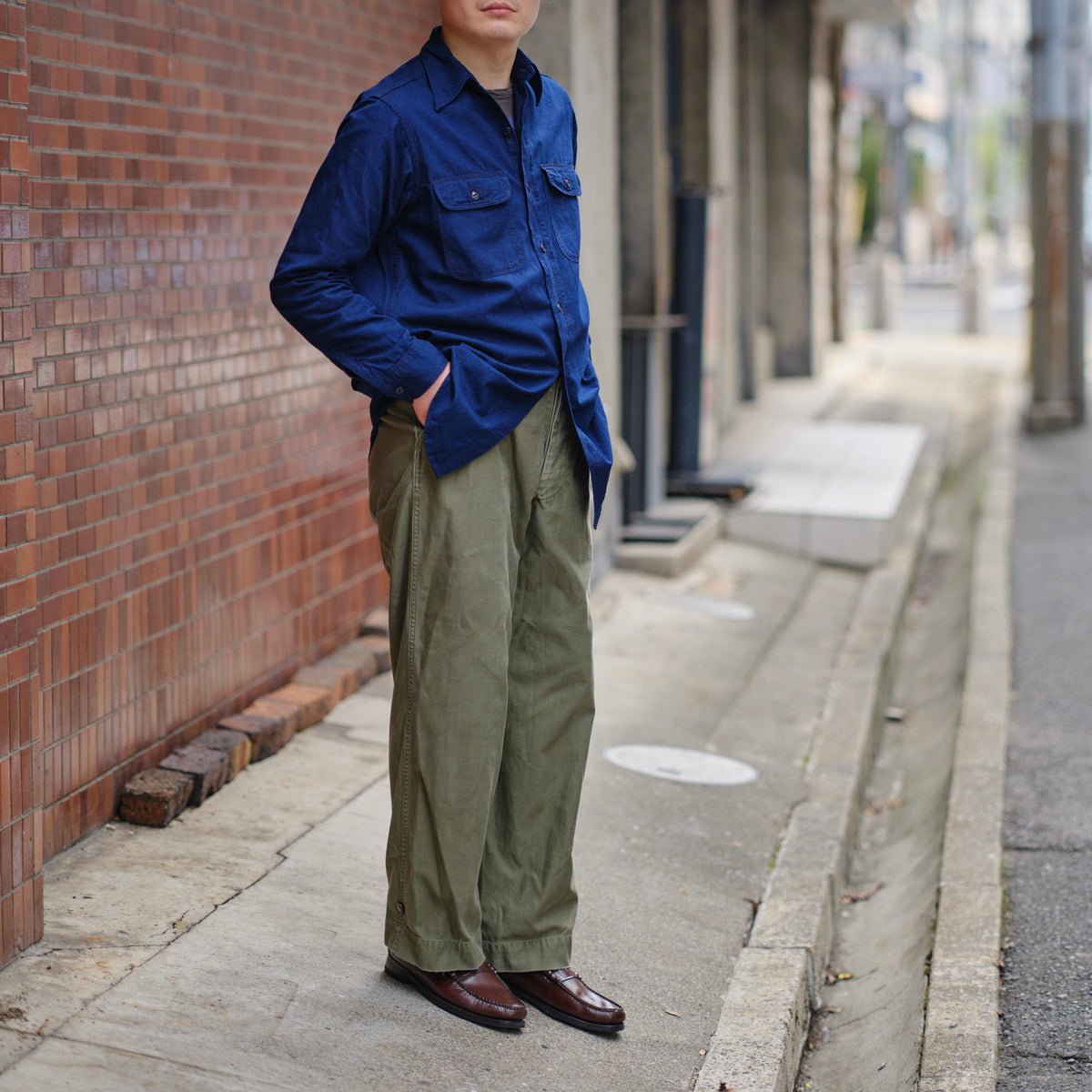 PETER CHAMBRAY DK.INDIGO