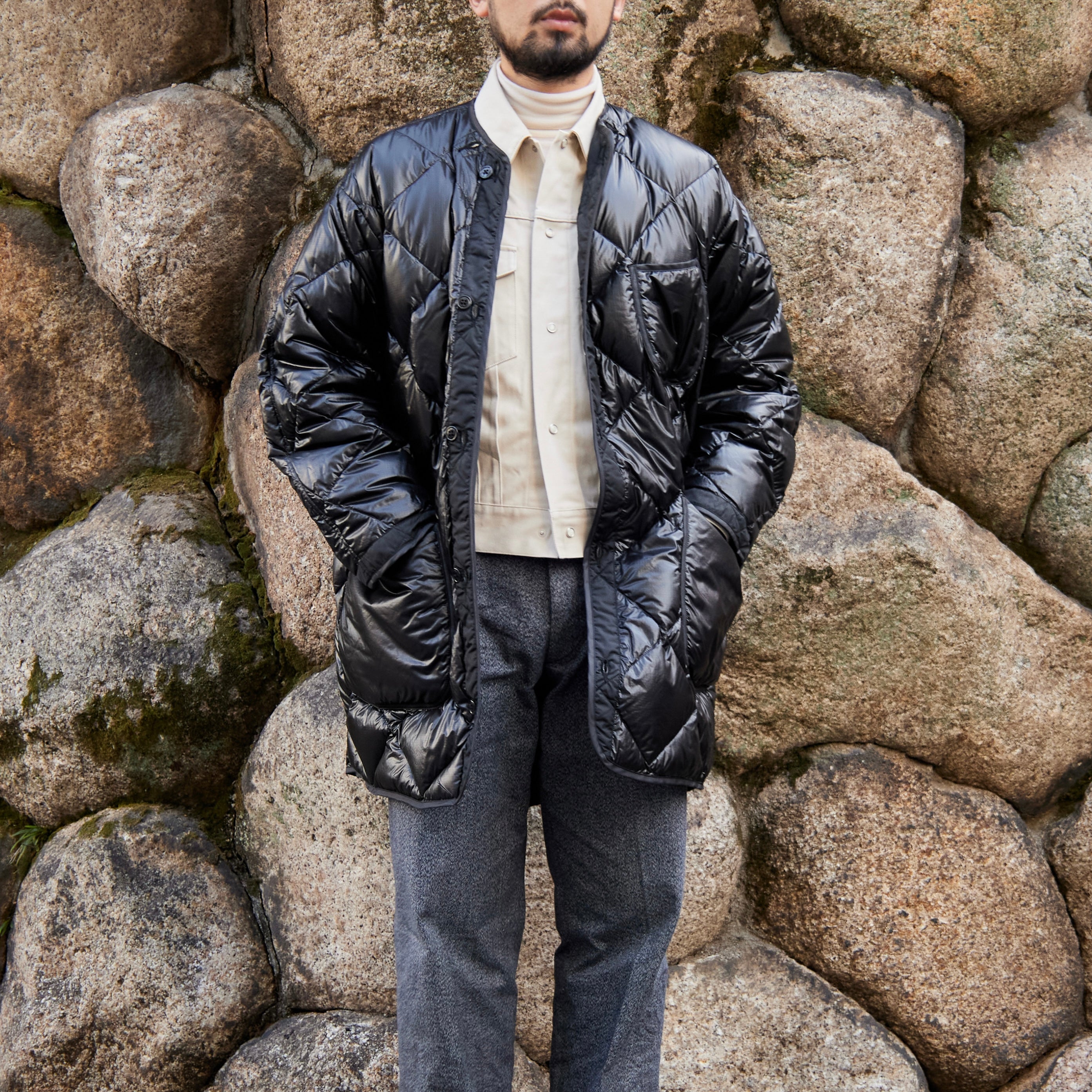 RMFC M51 FISHTAIL PARKA NYLON TAFFETA with DOWN LINER BLACK