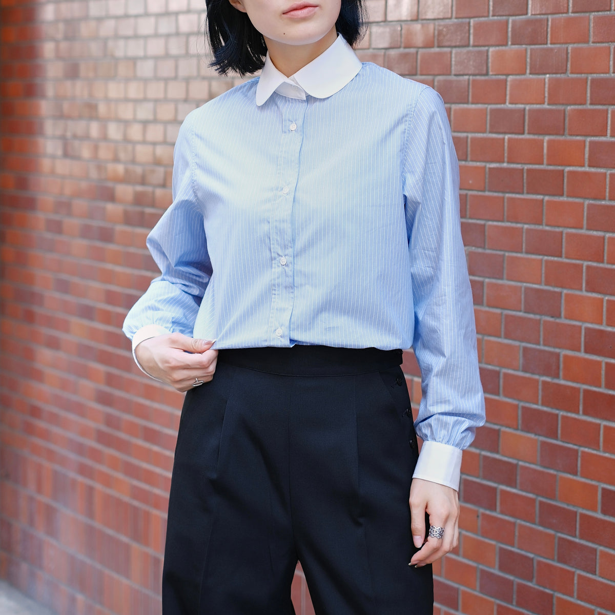 LiZZiE-R SHIRTS BLUE STRIPE