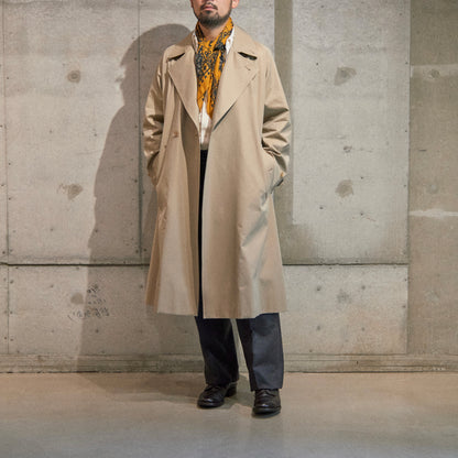 SINGLE RAGLAN COAT Ⅹ GABARDINE BEIGE