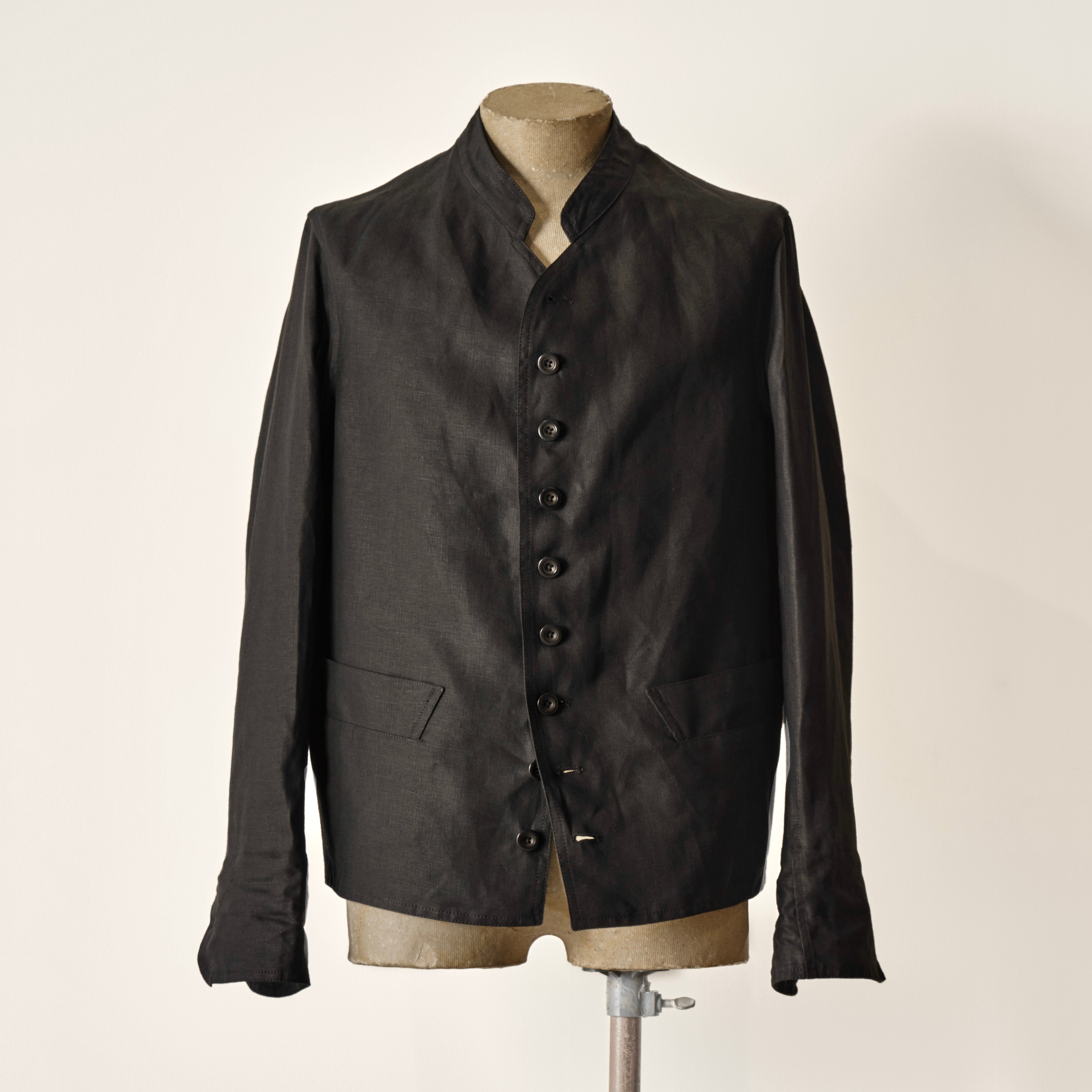DOLMAN IRISH LINEN BLACK – ANATOMICA NAGOYA
