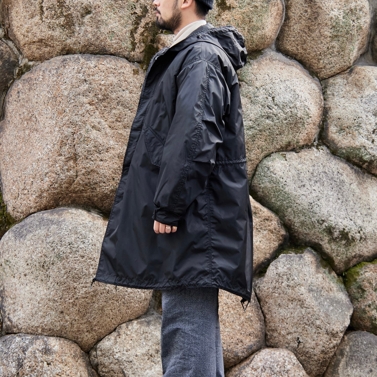 RMFC M51 FISHTAIL PARKA NYLON TAFFETA with DOWN LINER BLACK