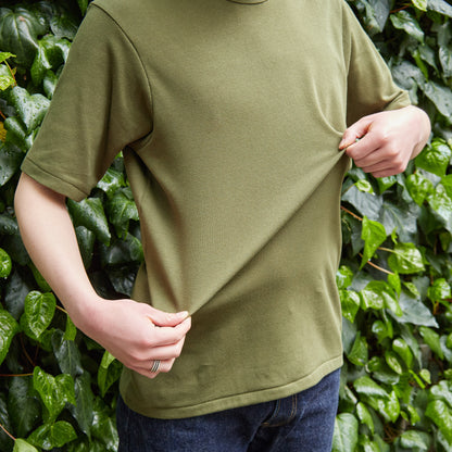 MOCK NECK TEE S/S 25SS SEASONAL COLOR