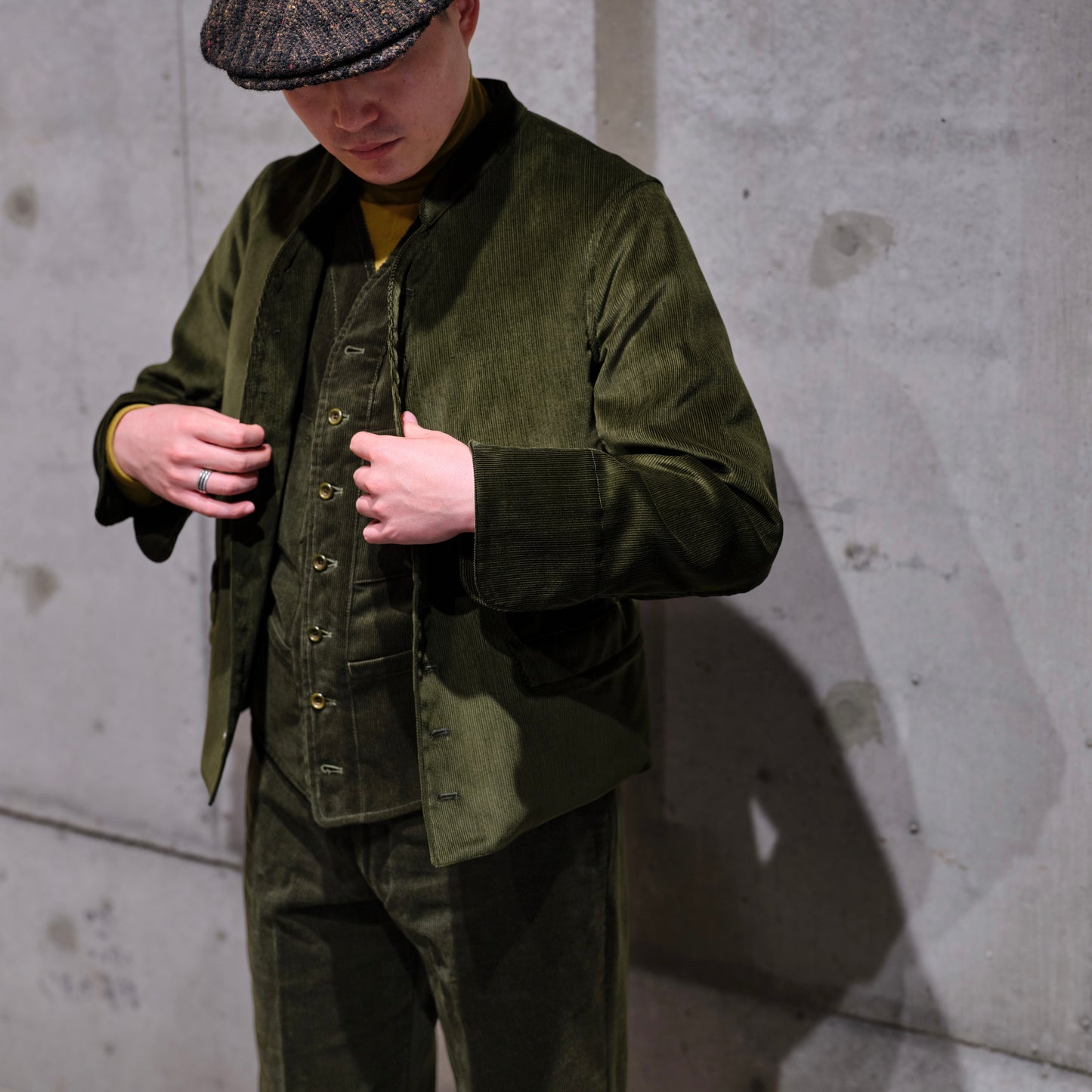 DOLMAN BABY CORDUROY OLIVE