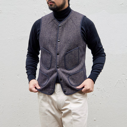 BEACH CLOTH VEST SALT & PEPPER