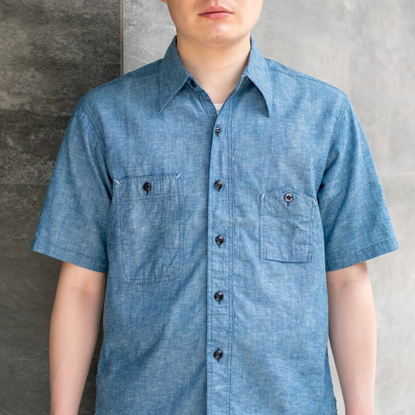BIG YANK Y1942 SHORT SLEEVE SHIRTS CHAMBRAY