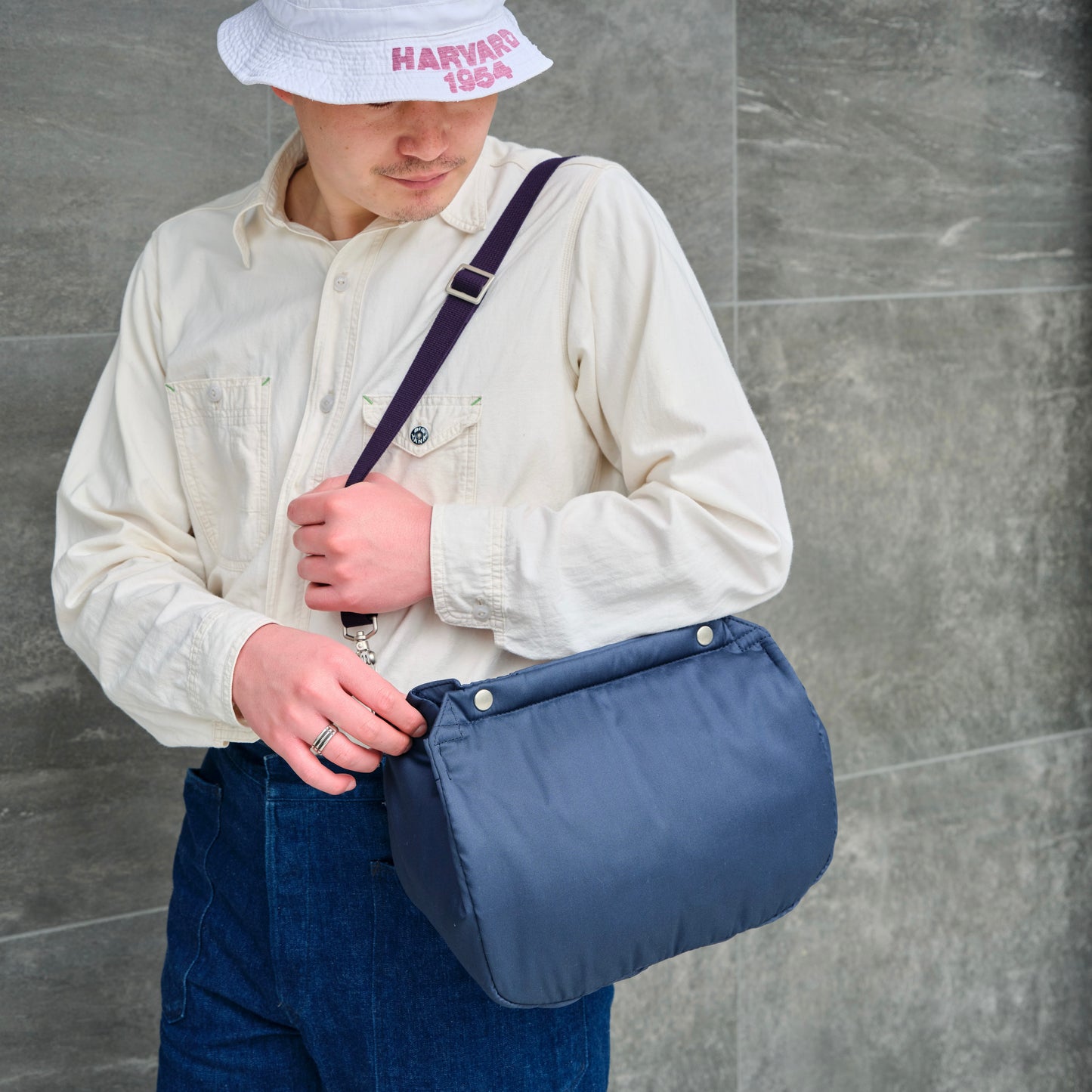 U.S.A.F. SMALL SHOULDER BAG NAVY